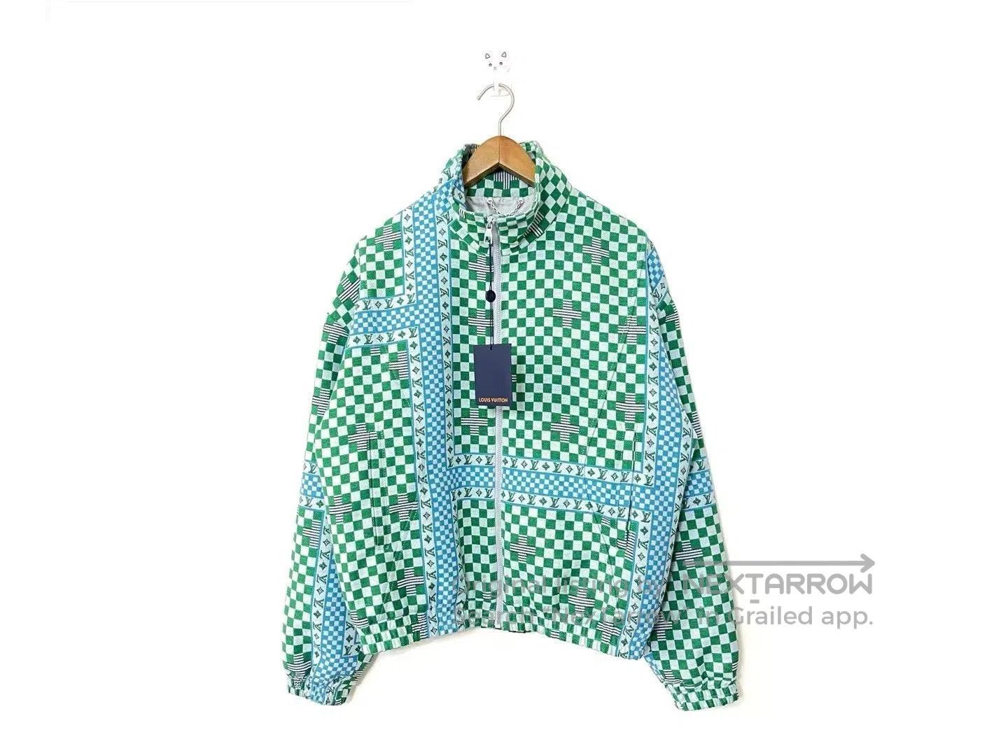 Louis Vuitton Louis Vuitton Green Checkered Jacket. Size US M / EU 48-50 / 2 - 1 Thumbnail