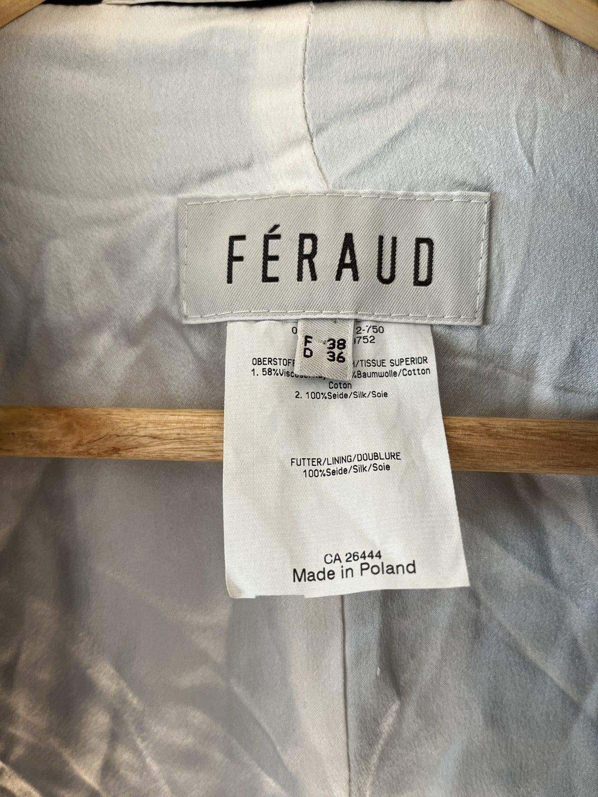 Designer × Louis Feraud Louis Feraud Velvet Blazer Size M / US 6-8 / IT 42-44 - 11 Thumbnail