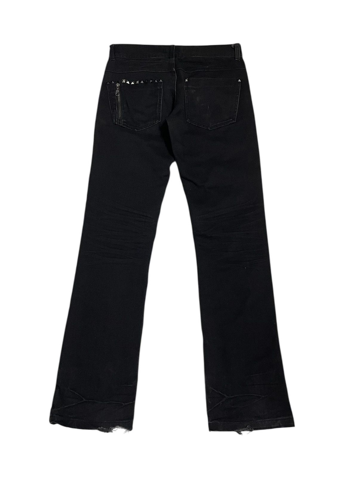 If Six Was Nine THEBLACKGENE Japan Studded Distressed Jeans Size US 29 - 5 Thumbnail
