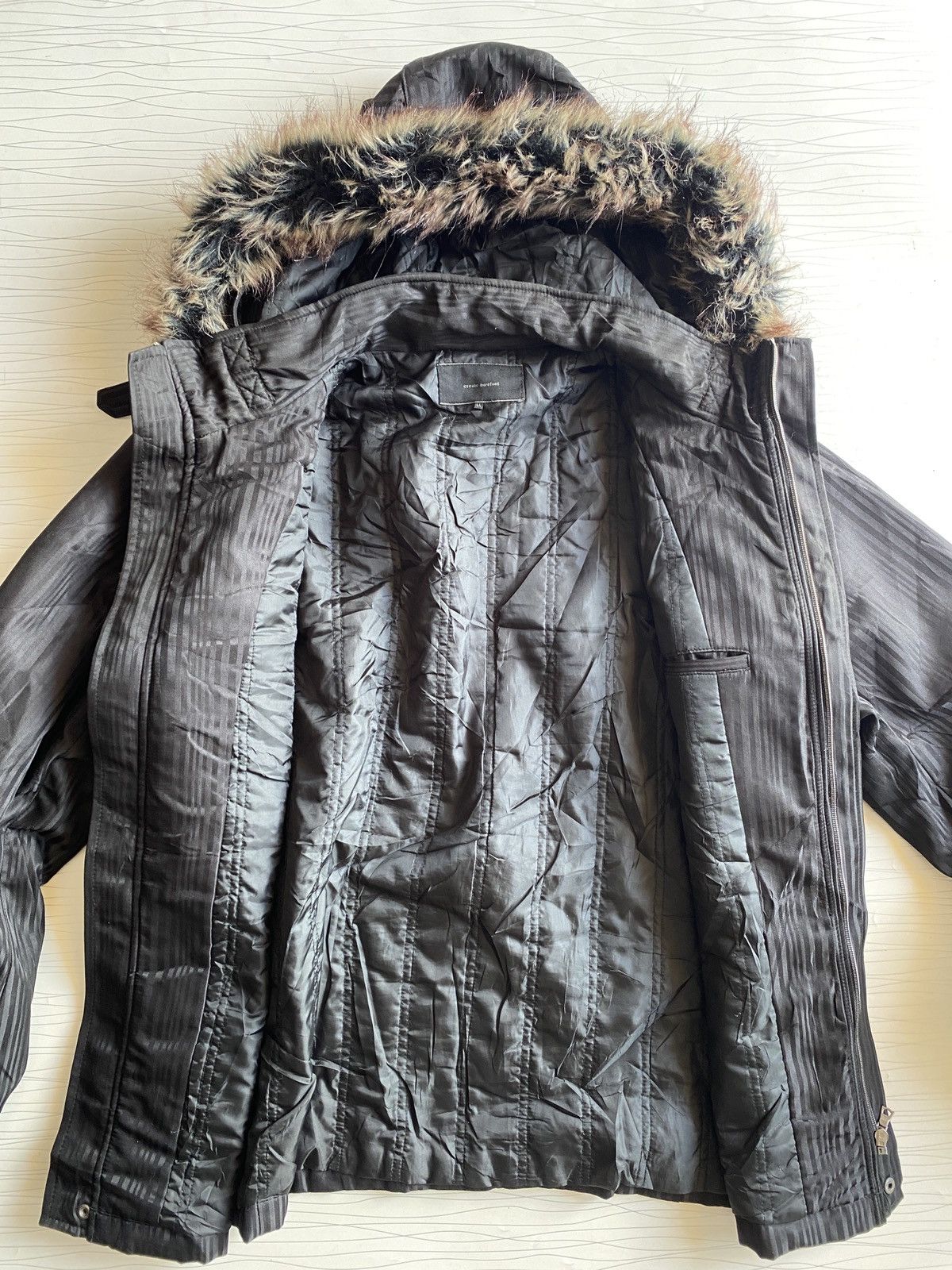 14th Addiction JAPANESE BRAND BAREFOOT FUR JACKET MULTI ZIPPER GHOTIC PUNK Size US L / EU 52-54 / 3 - 18 Thumbnail