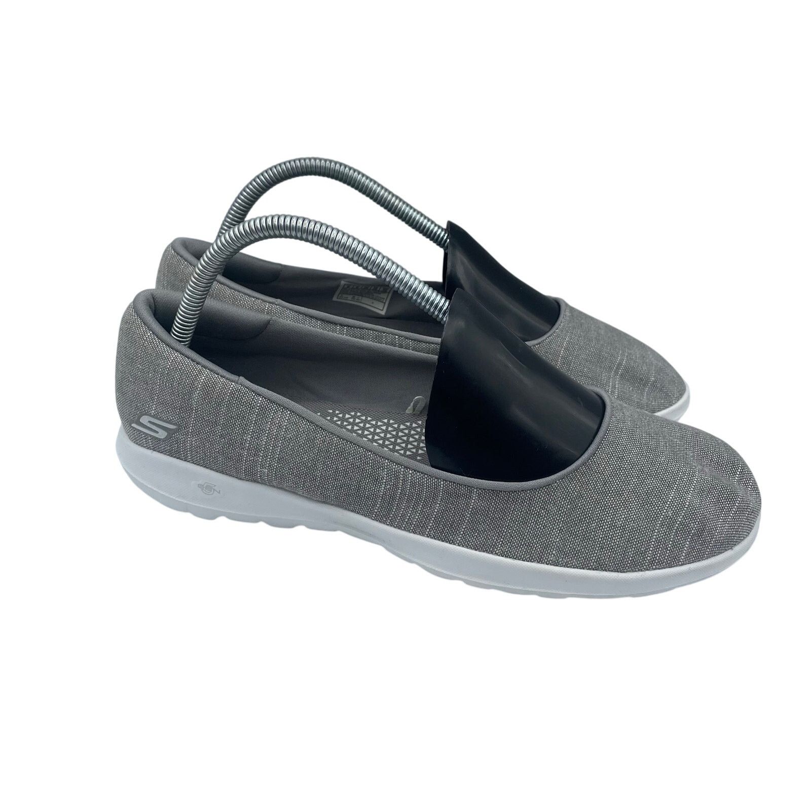 SKECHERS Skechers Susie Go Walk Lite Gray Comfort Shoes Ballet Flat 9 Size US 9 / IT 39 - 1 Thumbnail