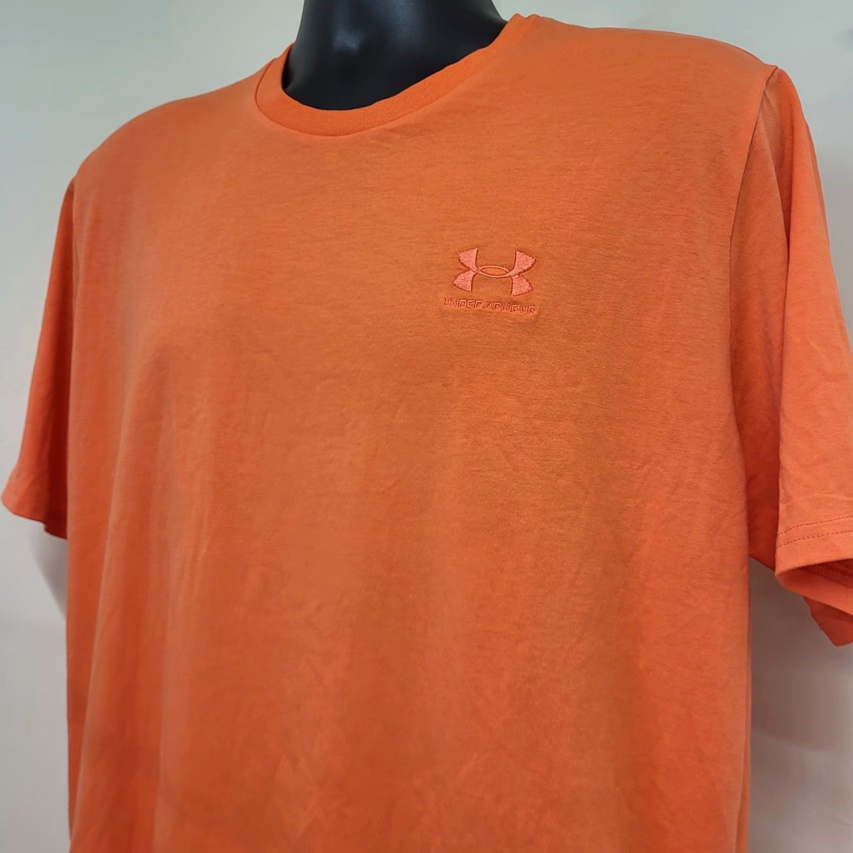 Under Armour Under Armour Shirt Mens Large Orange Performance Workout Active Casual Tee Adult Size US L / EU 52-54 / 3 - 2 Thumbnail
