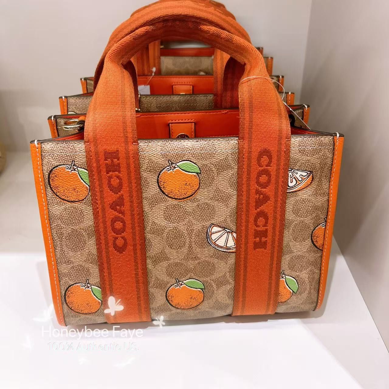 【COACH】Smith Tote Bag 24 スミス トート フルーツ Coach Smith Tote Bag 24 With Strawberry Print | Brixton Baker