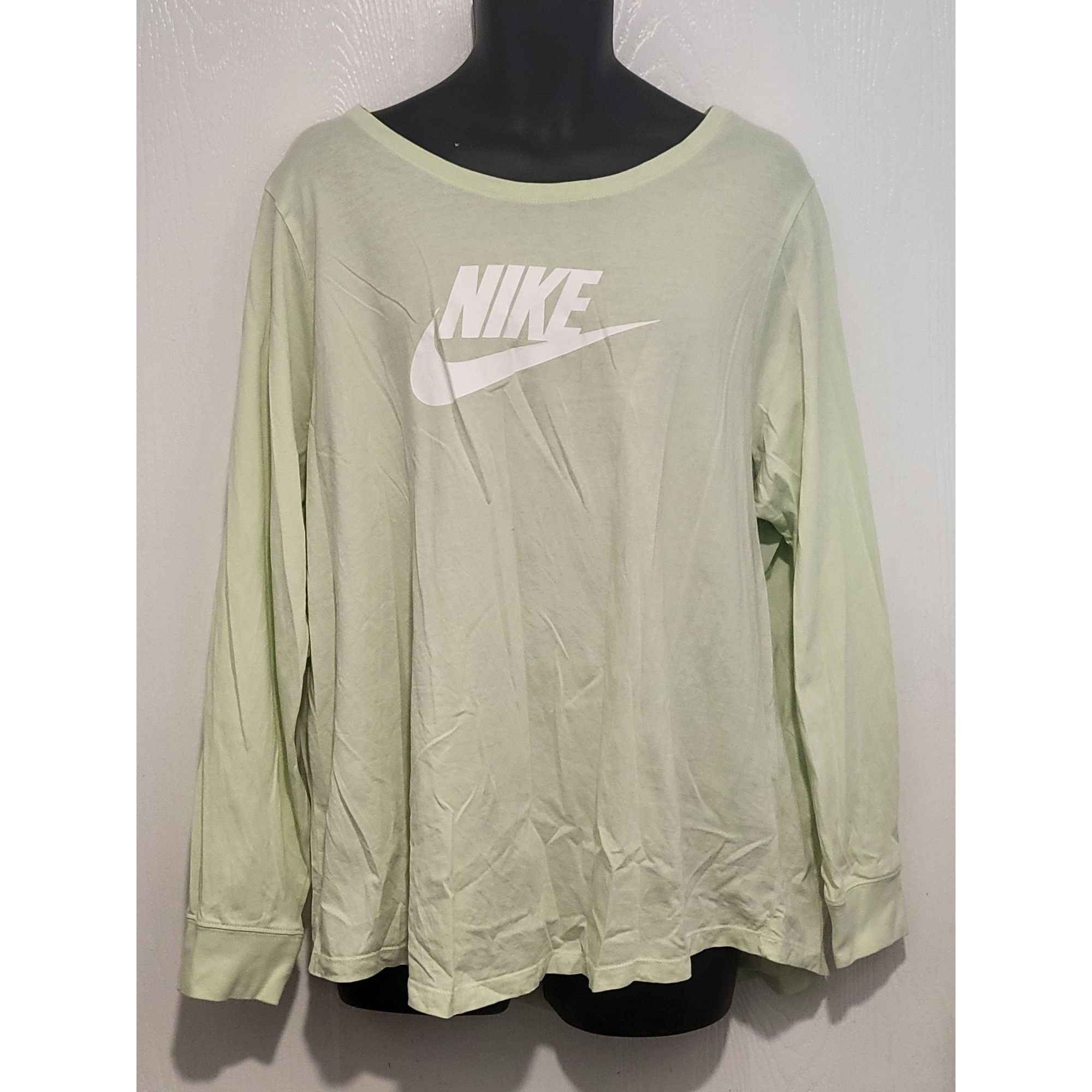 Nike Nike Women Sportswear Essentials Long-Sleeve Logo T-Shirt Wo Size XXL / US 16-18 / IT 52-54 - 1 Thumbnail
