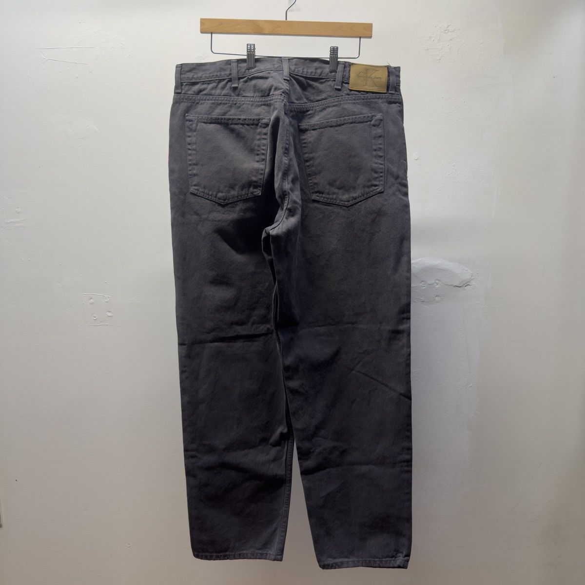 Vintage 90s Calvin Klein Baggy Relaxed Jeans ERD Grunge Chrome Size US 38 / EU 54 - 1 Thumbnail