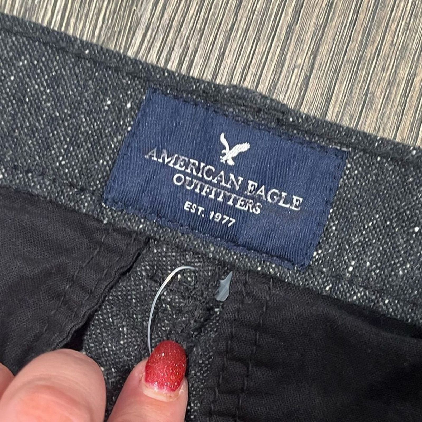 American Eagle Outfitters American Eagle Gray Tweed Cotton Trouser Pants Size 30/34 Size US 30 / EU 46 - 8 Thumbnail