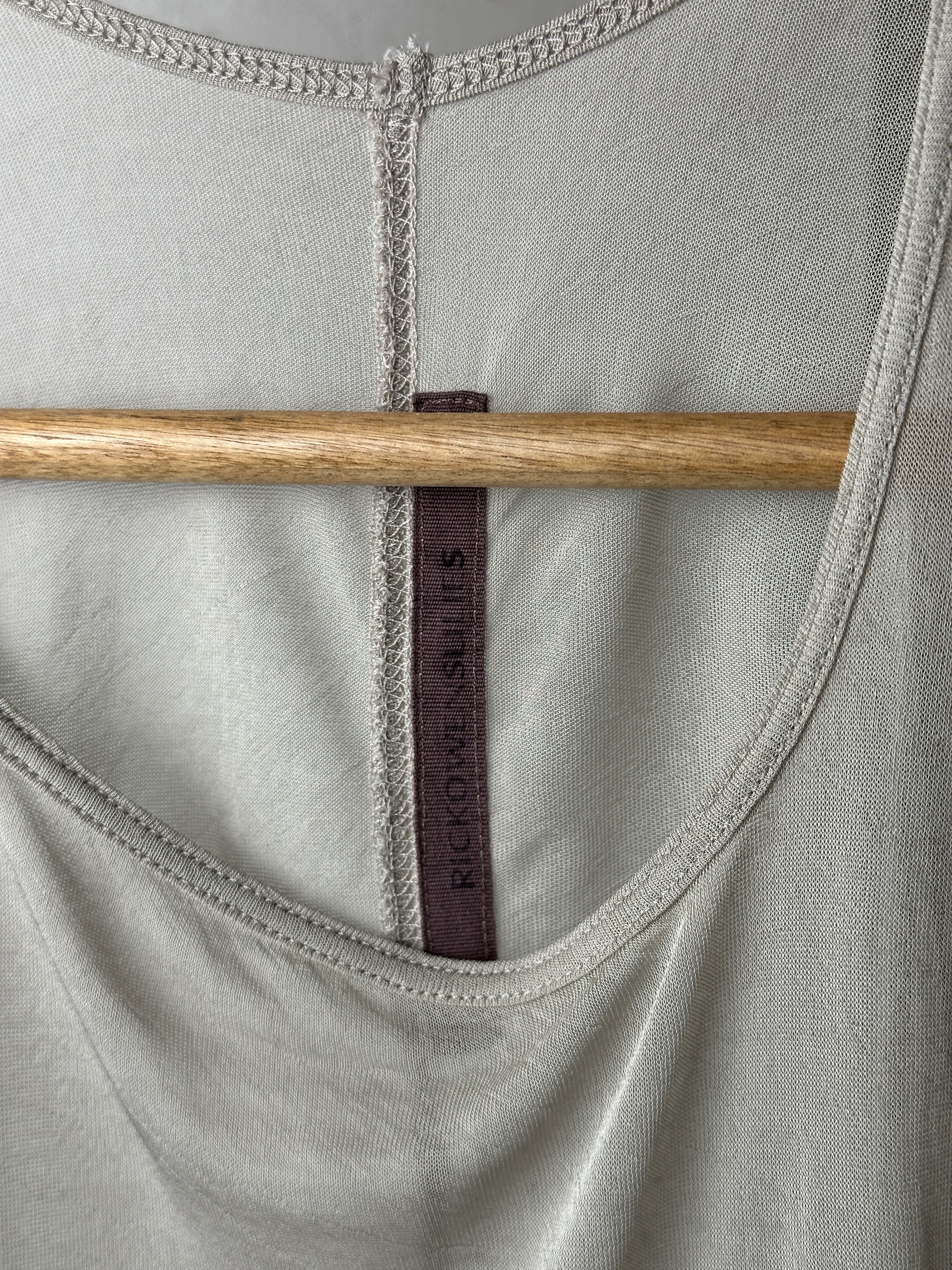Rick Owens RICK OWENS Lilies Sheer Racerback Top Size L / US 10 / IT 46 - 3 Thumbnail