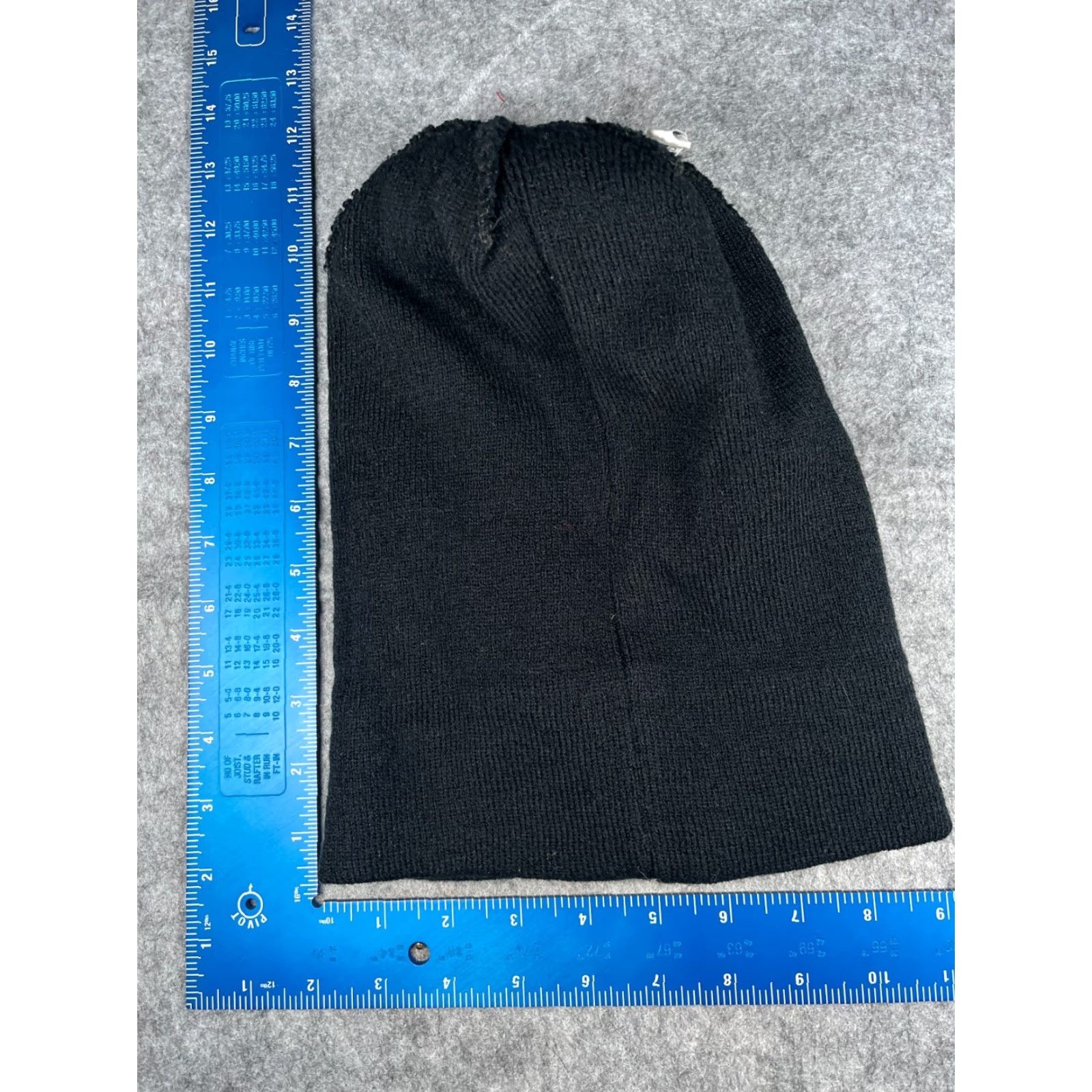 Vintage Infoblox Beanie Toque Adult One Size Gray Black Knit Striped 100% Acrylic Pom Size ONE SIZE - 7 Thumbnail