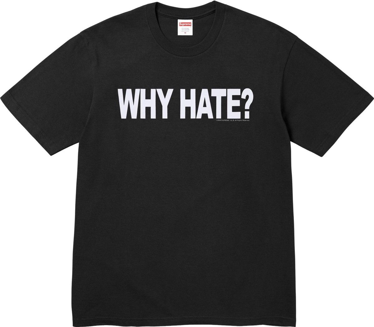 Supreme Lil B WHY HATE? Tシャツ ホワイト　L Supreme L Supreme Lil B Based Tee Why Hate? White t-shirt tee trap