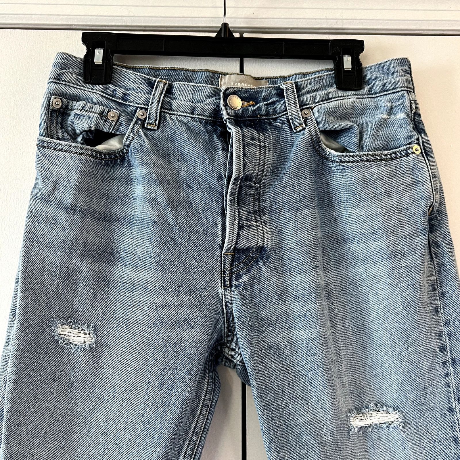 Everlane Everlane The Relaxed Straight Fit Jeans Organic Cotton 26 Size 26" / US 2 / IT 38 - 4 Thumbnail