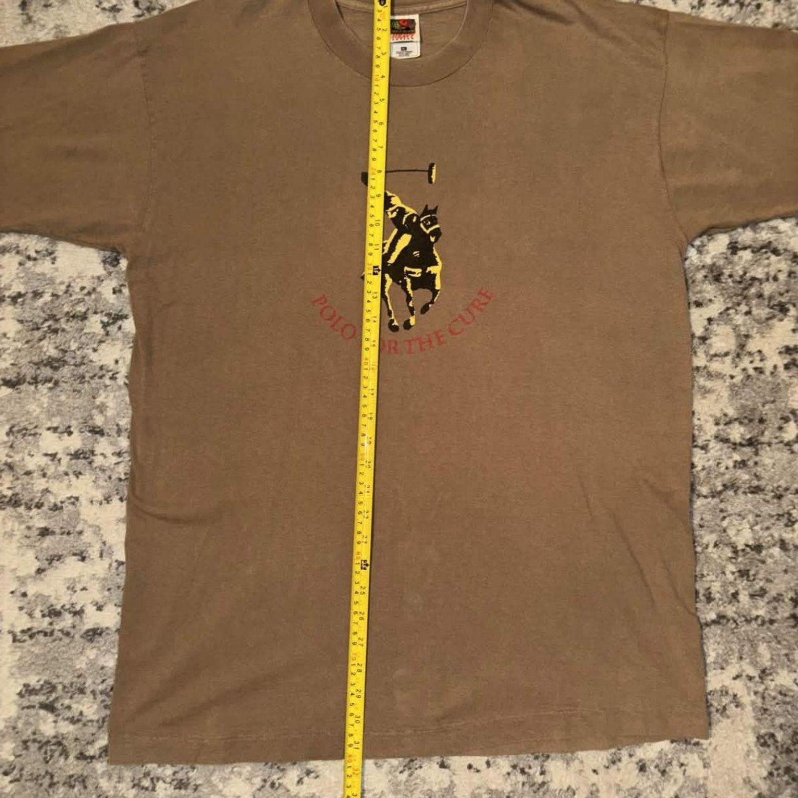Vintage 90s Polo For The Cure Leukemia Shirt Size US XL / EU 56 / 4 - 7 Thumbnail