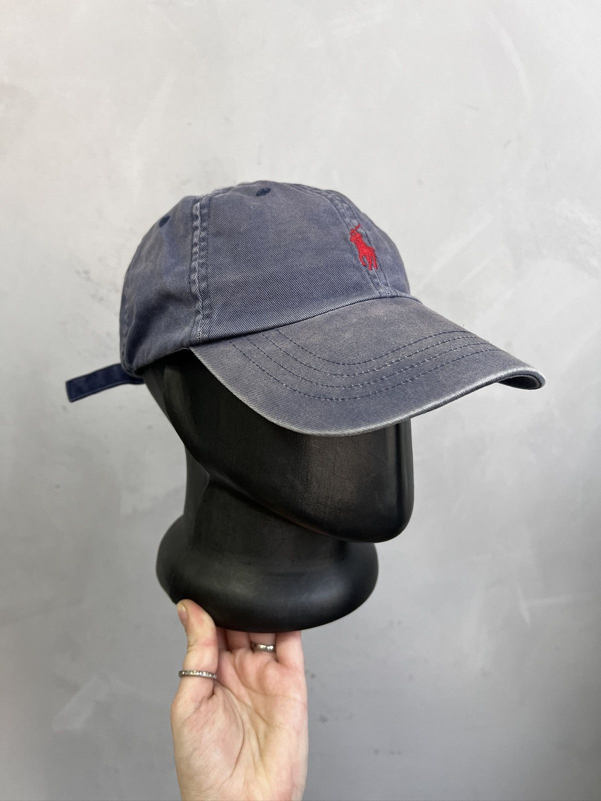 Polo Ralph Lauren Vintage Polo Ralph Lauren washed sun faded hat cap Size ONE SIZE - 2 Thumbnail