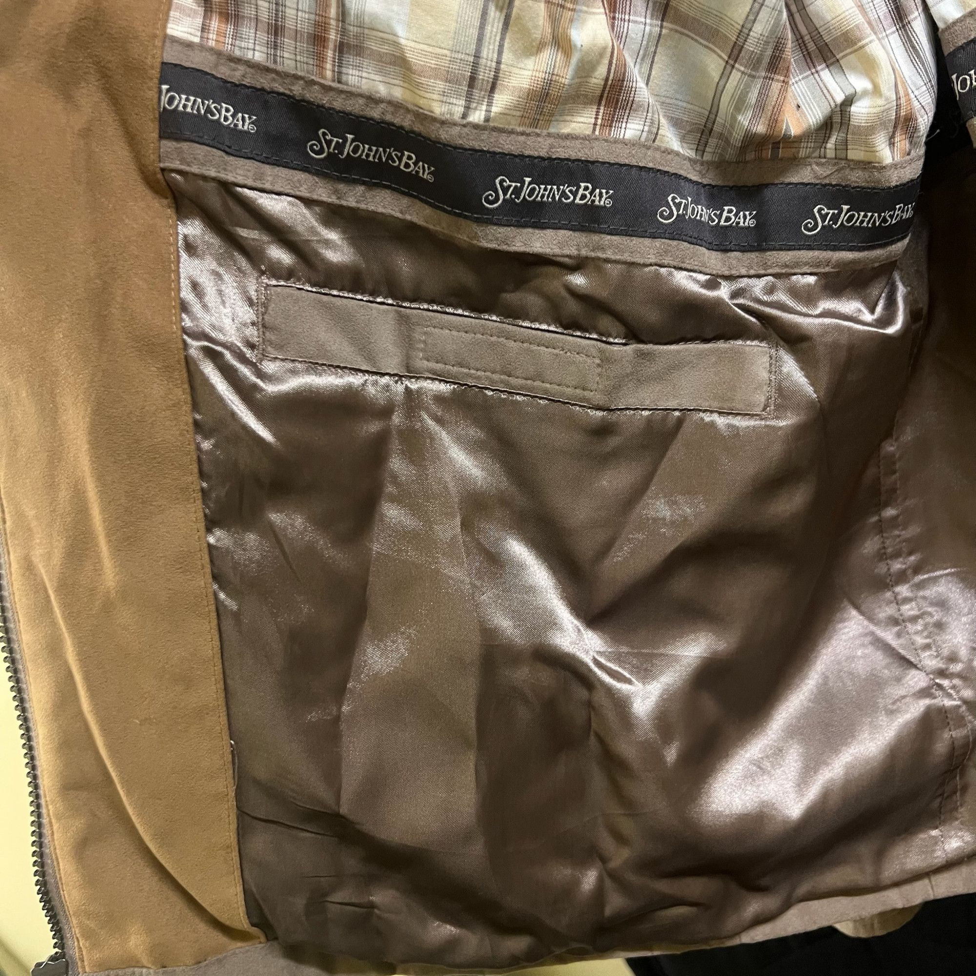 St. Johns Bay ST. JOHNS BAY Mens Beige Full-Zip Jacket XL Lightweight & St Size US XL / EU 56 / 4 - 7 Thumbnail