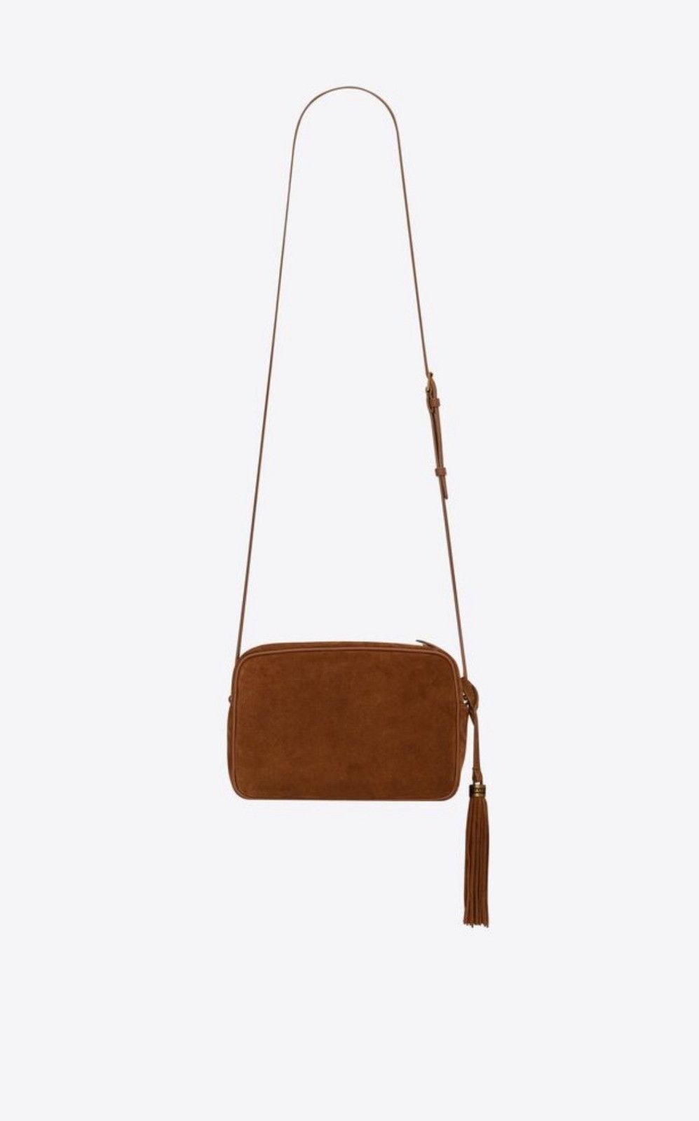 Saint Laurent Paris o1b1hav110724 Size: OS / Loulou Camera Bag Suede Studs Brown Size ONE SIZE - 2 Thumbnail