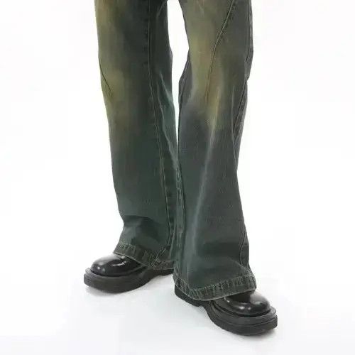 Jean VIBE distressed fade washed jeans Size US 34 / EU 50 - 8 Thumbnail