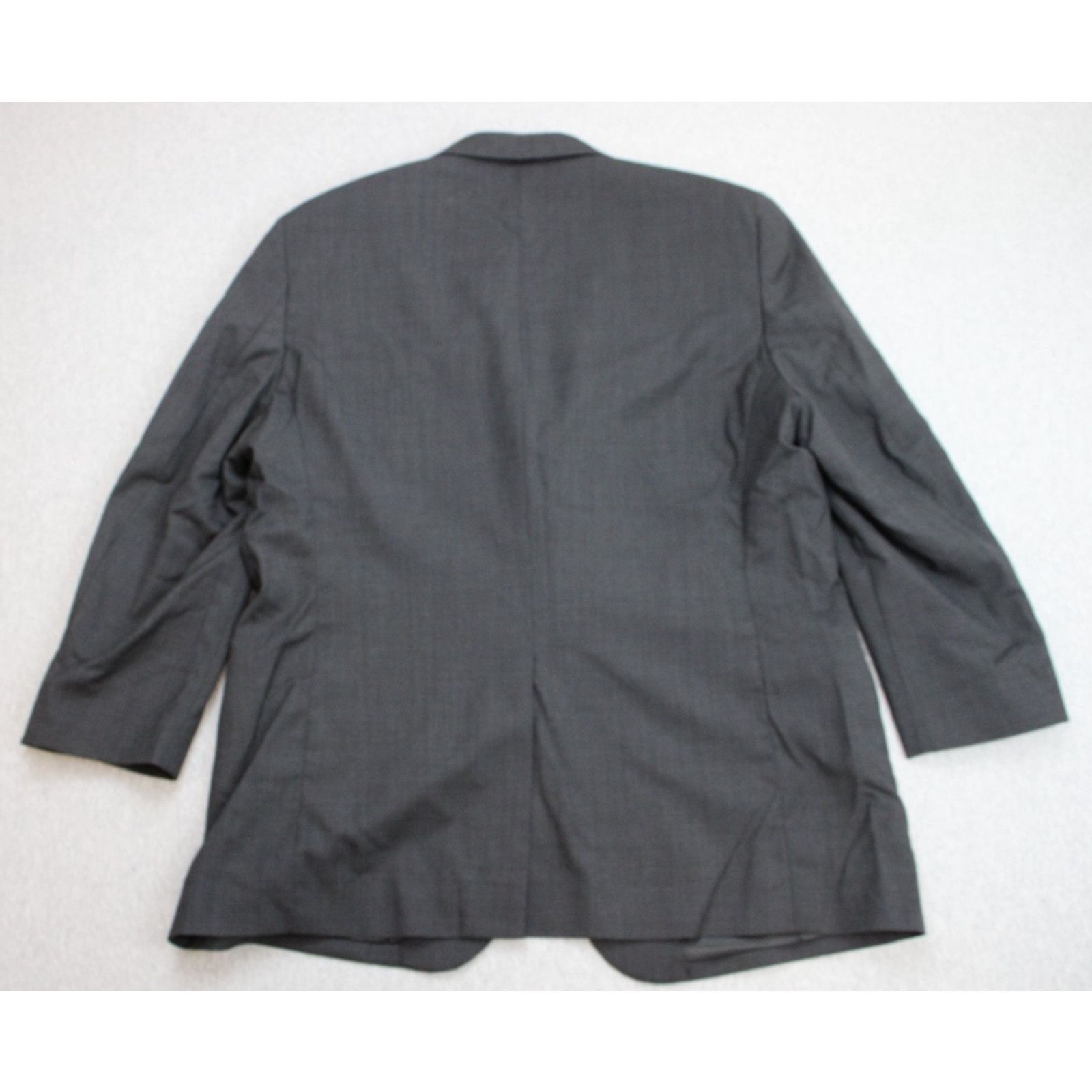 Jos. A. Bank Jos A Bank Blazer Mens 46R Gray Wool 2 Button Notch Lapel Size 46R - 2 Thumbnail