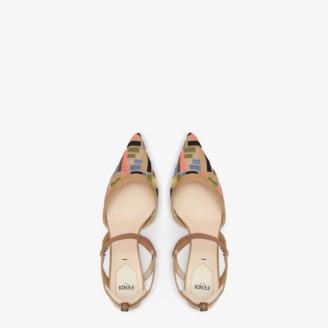 Fendi o1s1wg110126 Colibrì Lite in Multicolor Size US 5 / IT 35 - 4 Thumbnail