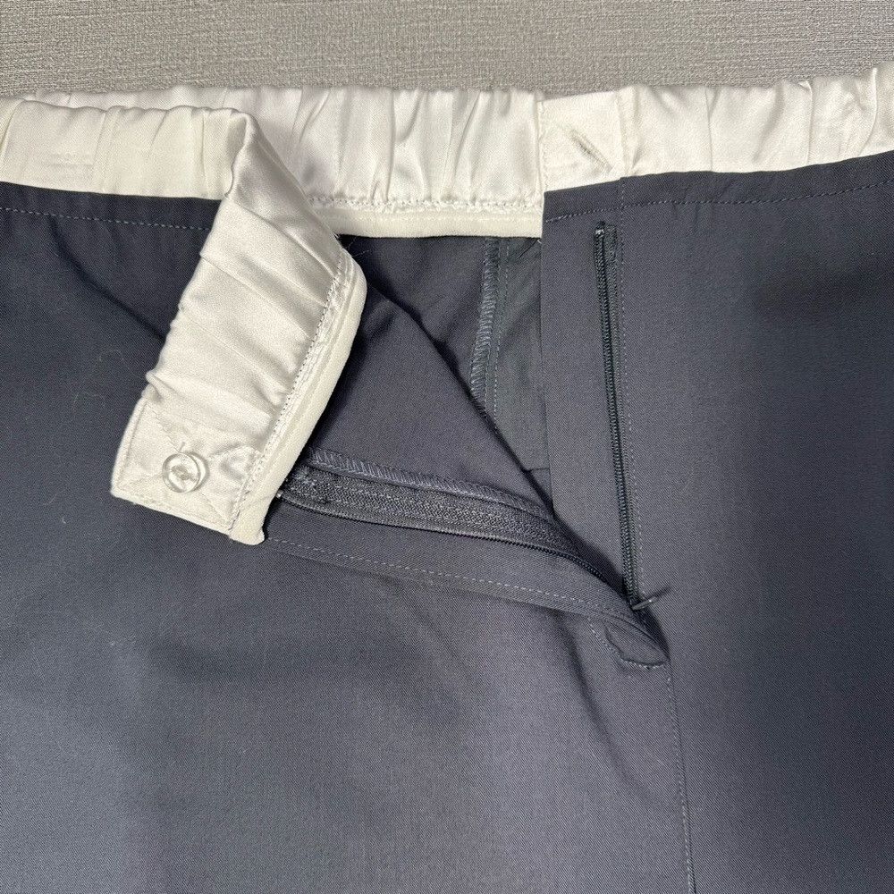 Zara New Zara Contrasting Boxer Waist Grey Skirt Size XXL Size 42" / US 20 - 6 Thumbnail