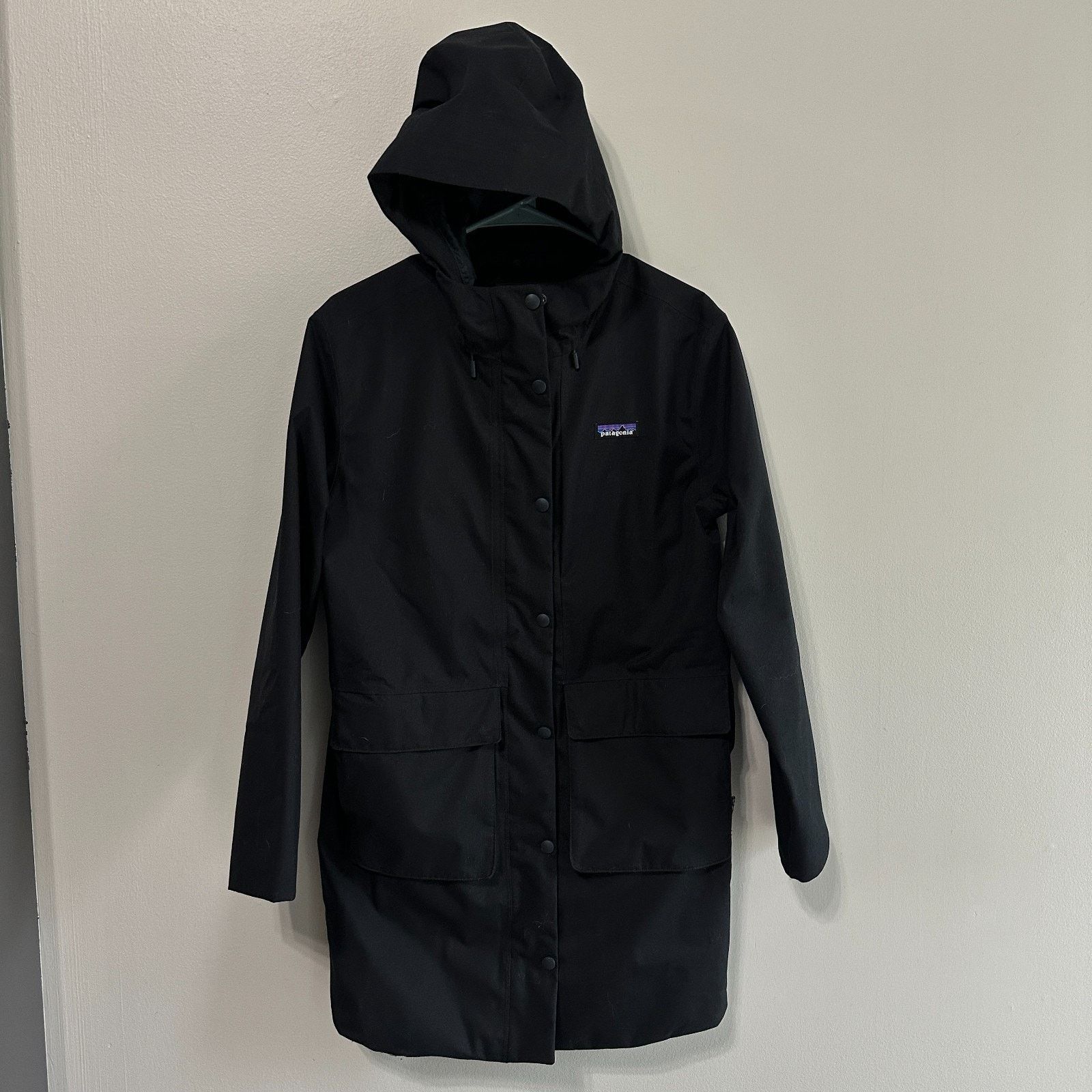 Patagonia Patagonia Pine Banks Parka Jacket Hood Black Womens XS Size XS / US 0-2 / IT 36-38 - 1 Thumbnail