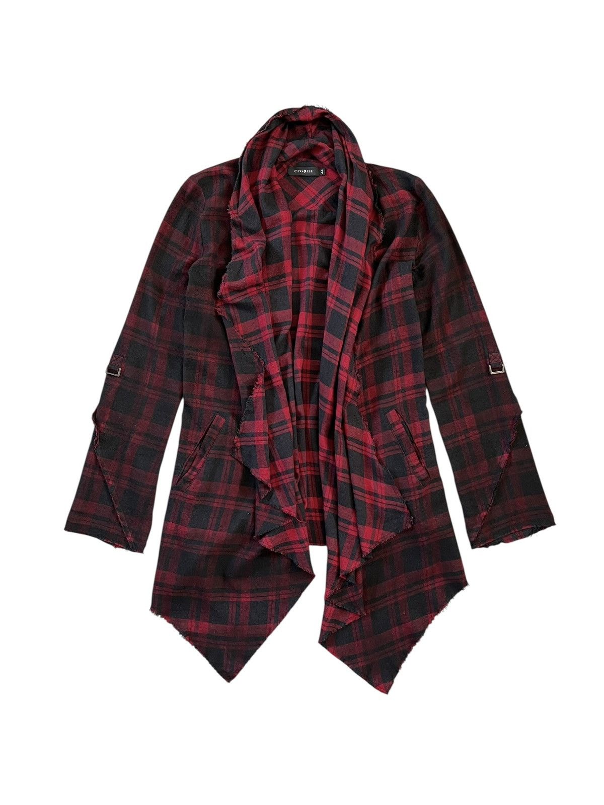 CIVARIZE Civarize Tartan Unconstruct Laser Cut Cardigan Size US S / EU 44-46 / 1 - 2 Thumbnail