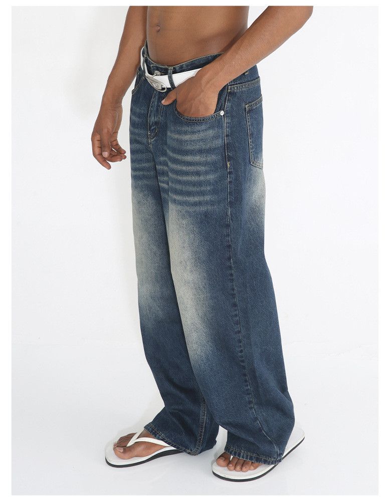 faded y2k hiphop baggy jeans