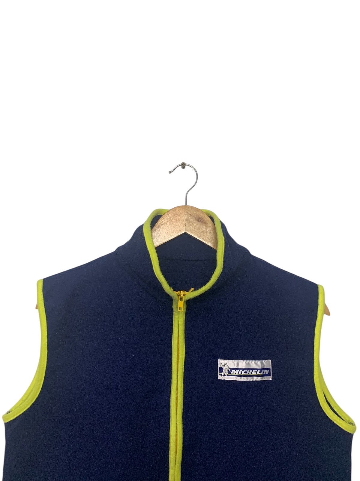 Japanese Brand × Vintage Vintage Michelin Fleece Vest Zipper Down Size US M / EU 48-50 / 2 - 4 Thumbnail
