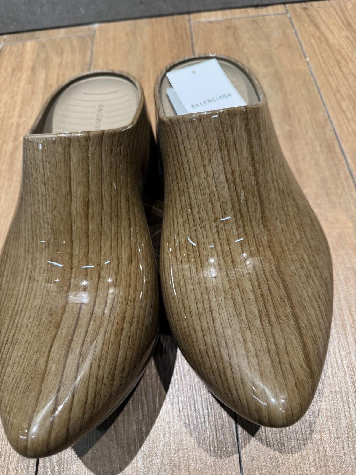 Balenciaga Balenciaga rubber shoes Wood Techno rubber clog Size US 9.5 / EU 42-43 - 7 Thumbnail