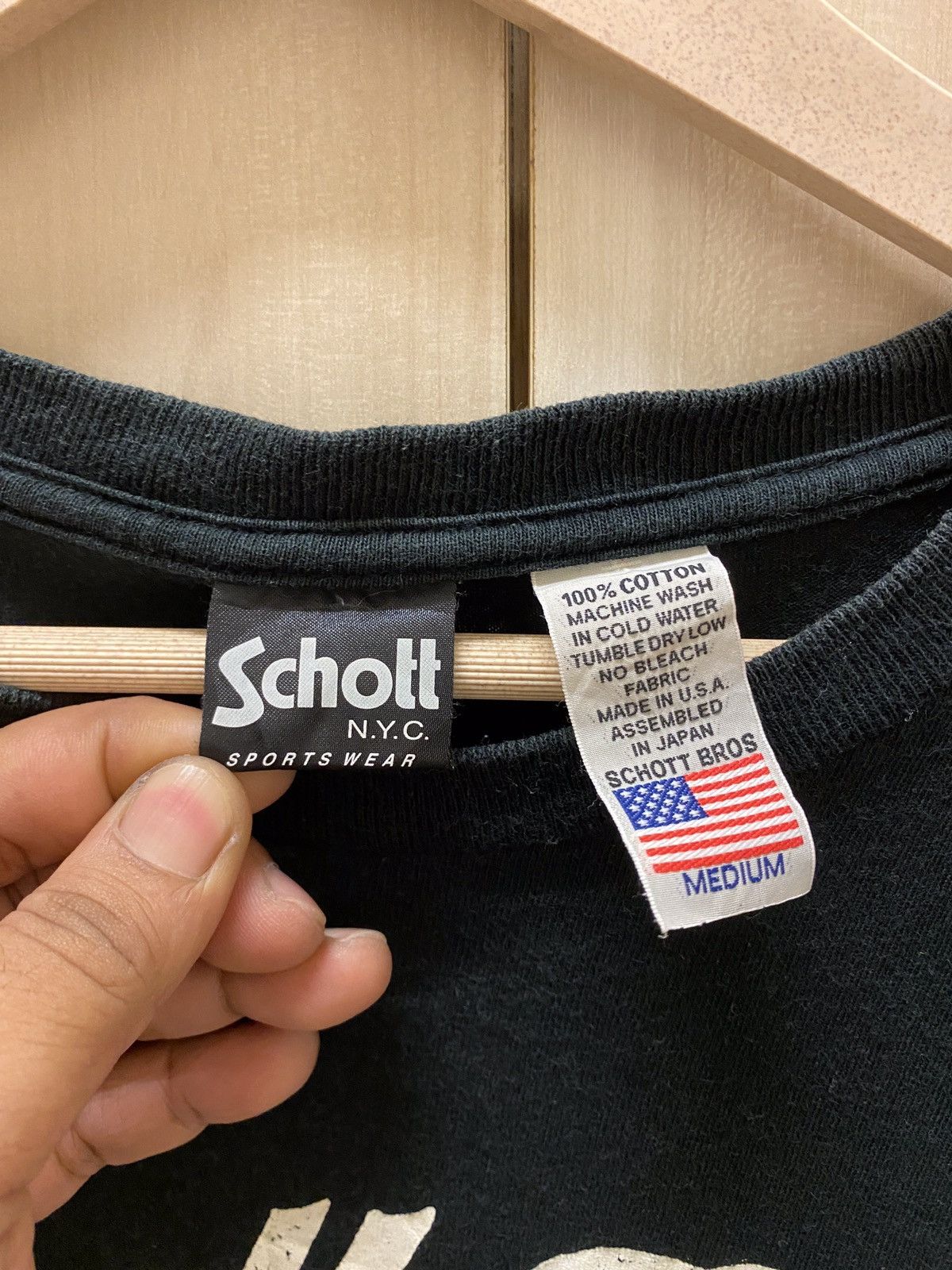 Schott Schott Bros Tshirt Size US M / EU 48-50 / 2 - 5 Thumbnail