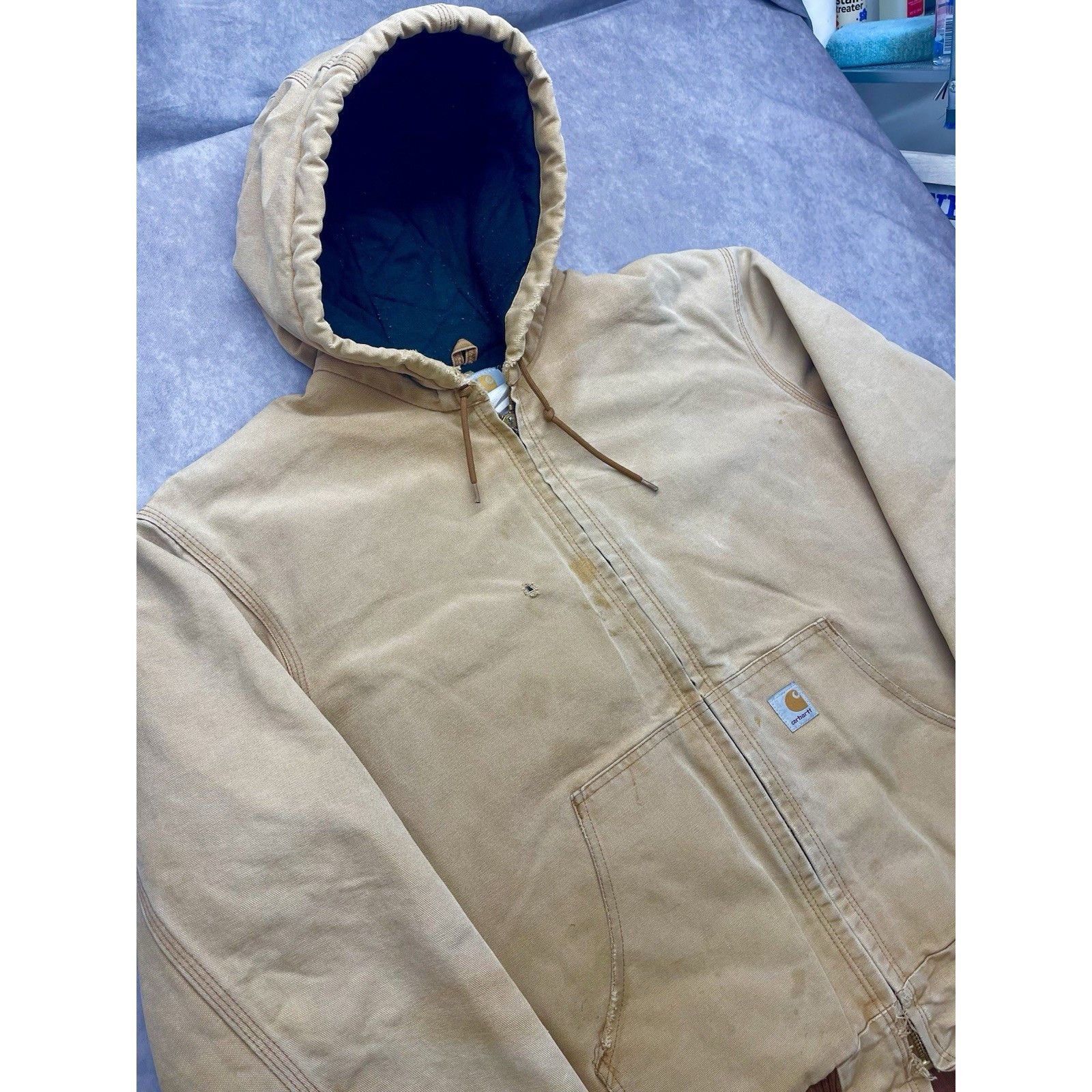 Carhartt Vintage Carhartt J130 Distressed Active Jac Tumbleweed Canva Size US XL / EU 56 / 4 - 8 Thumbnail