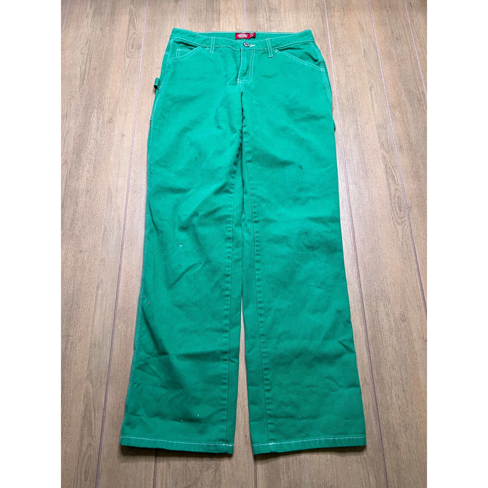 Dickies Y2K Dickies Women Sz 5/27 Duck carpenter pants in Green Y2K Size 27" / US 4 / IT 40 - 2 Thumbnail