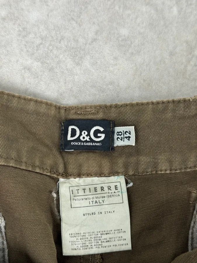 Dolce & Gabbana SS2003 Dolce & Gabbana Olive Combat Large Cargo Pants Size US 30 / EU 46 - 11 Thumbnail