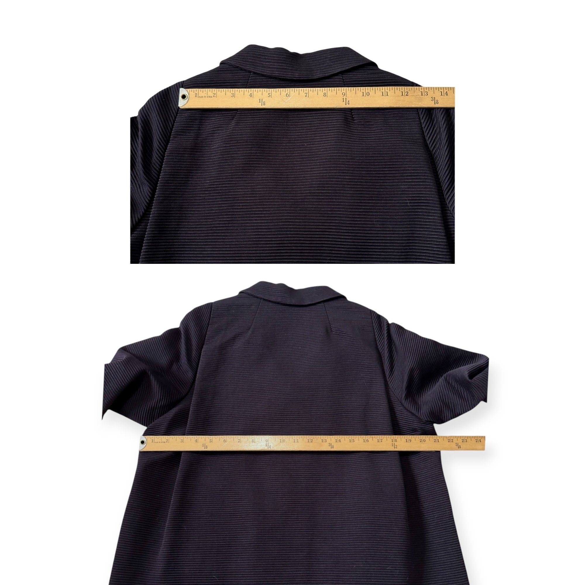 Dries Van Noten Dries Van Noten Ribbed Oversized Coat (L) Size L / US 10 / IT 46 - 11 Thumbnail