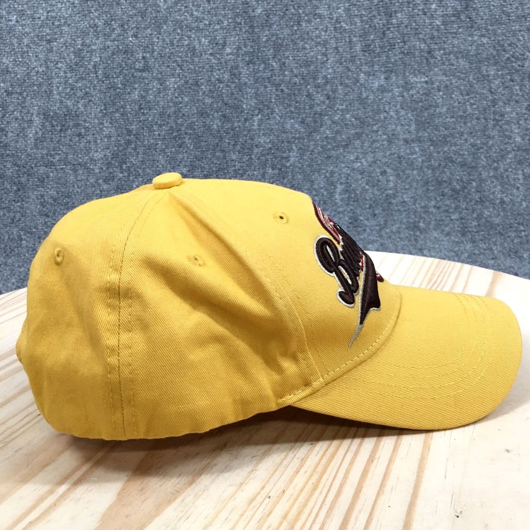Logo 7 Hungary Budapest Baseball Cap Unisex Yellow OS Adjustable Embroidered Logo Size ONE SIZE - 6 Thumbnail