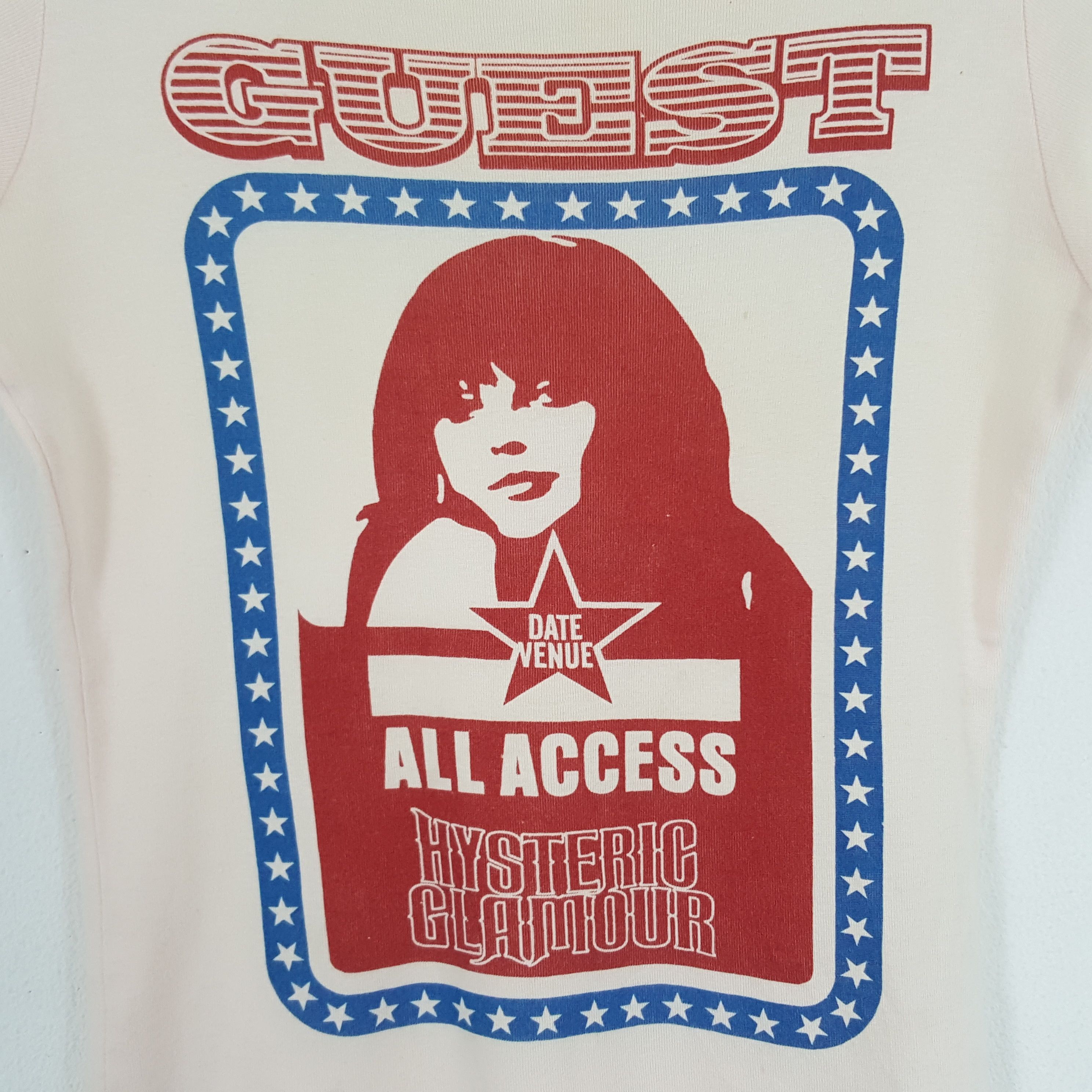 Vintage Hysteric Glamour Japanese Brand Parody Tshirt