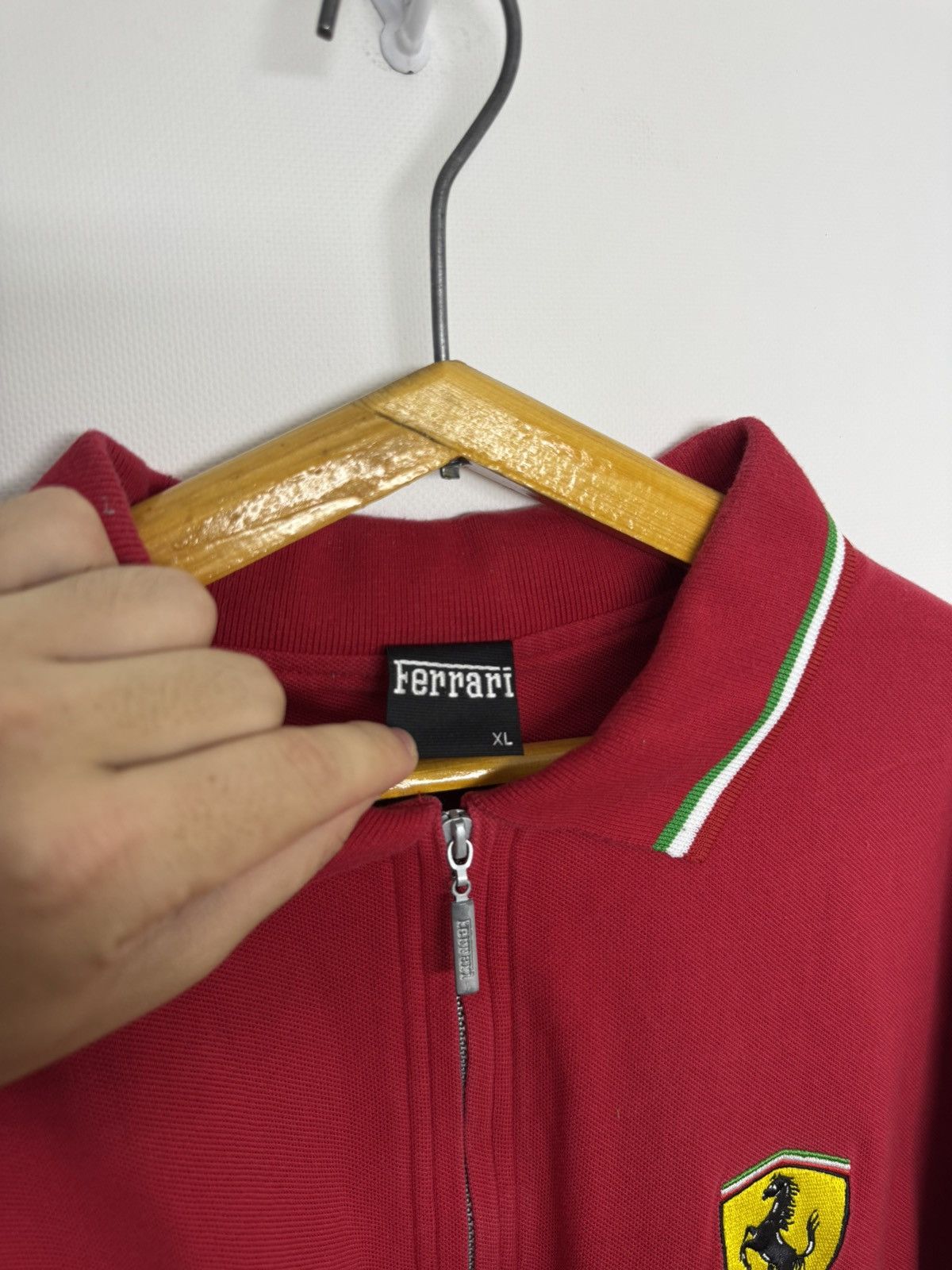 Ferrari Vintage Ferrari 90s Racing Polo Tee Motorsport F1 Rare Hype Size US XL / EU 56 / 4 - 8 Thumbnail