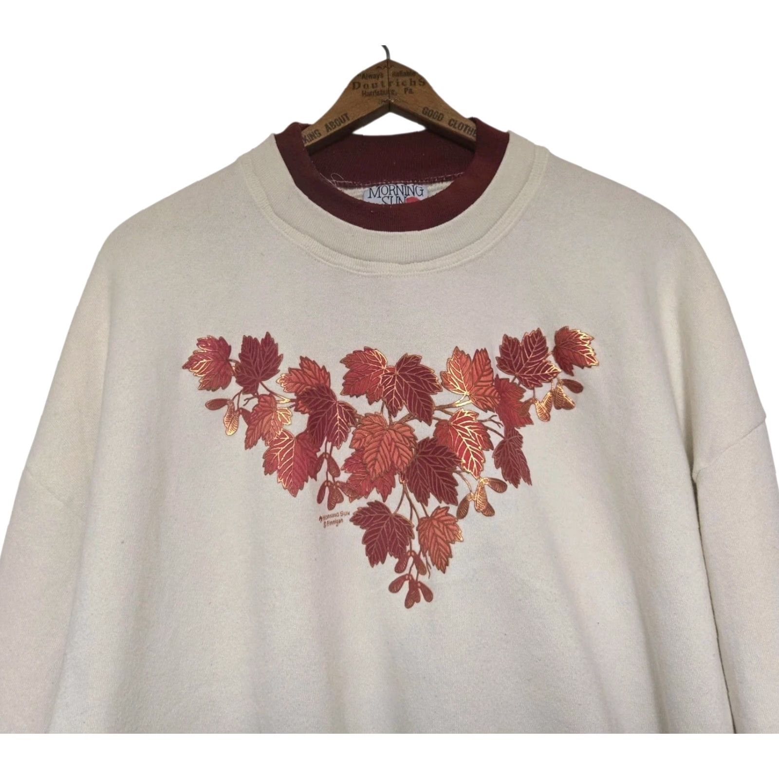 Vintage VINTAGE Morning Sun Granny Sweater Embellished Floral Womens XL USA Made Size XL / US 12-14 / IT 48-50 - 2 Thumbnail