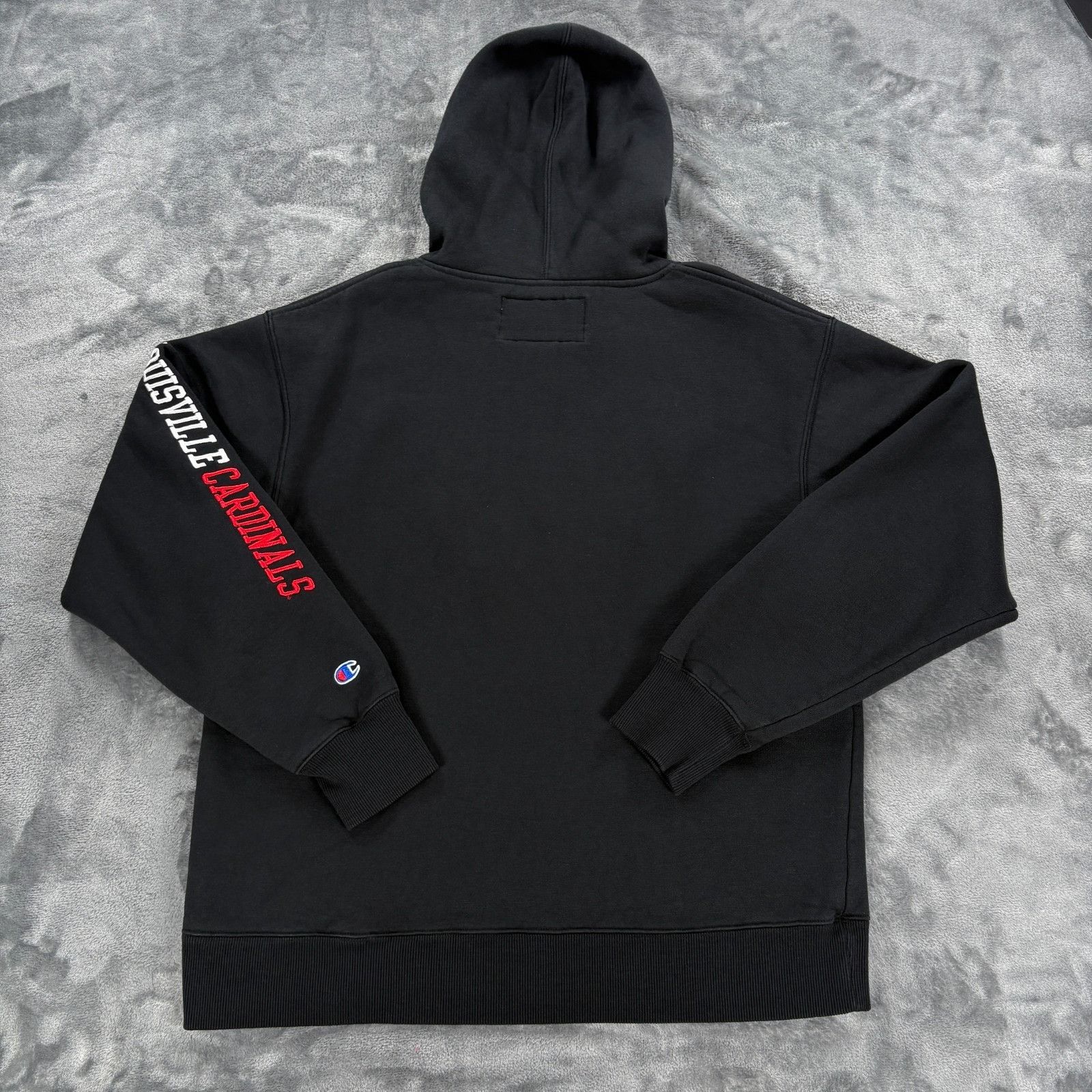 Champion VTG Champion Louisville Cardinals Hoodie Mens XL Black Spell Size US XL / EU 56 / 4 - 2 Thumbnail