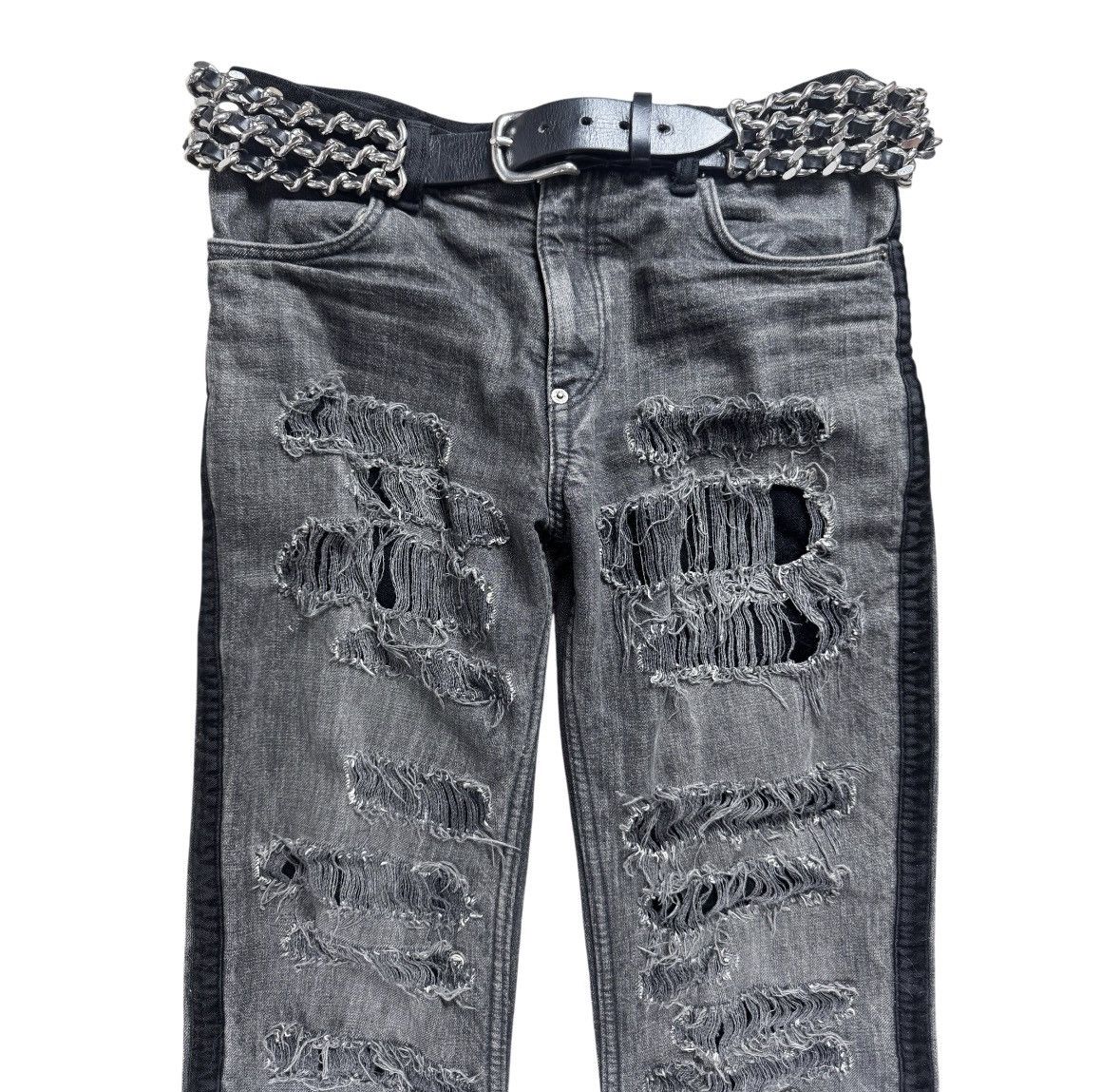 Undercover undercover aw02 witches cell division crash jeans Size US 28 / EU 44 - 3 Thumbnail