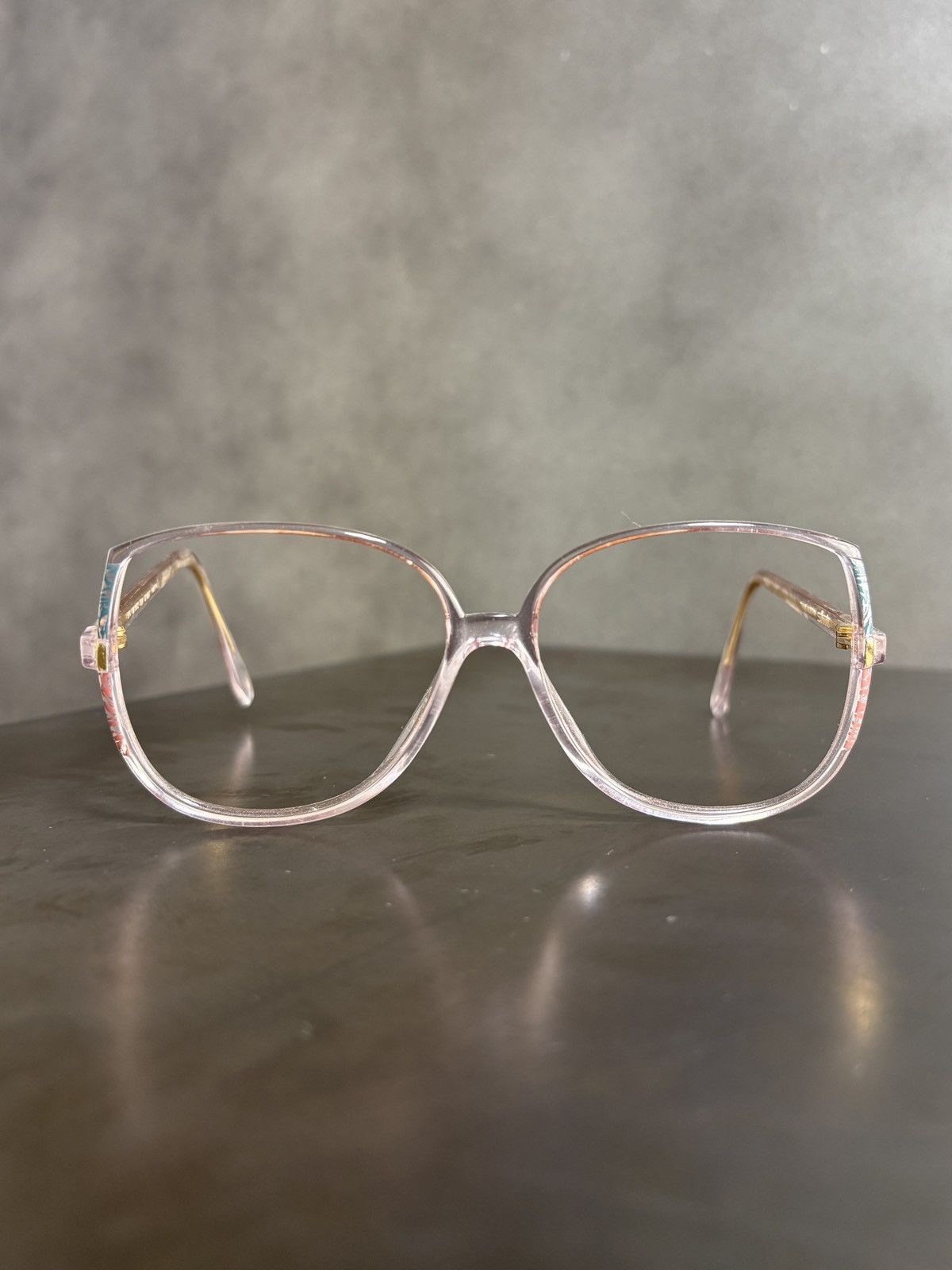 Silhouette 1980s Silhouette Eyeglasses Vintage Oversized Grandma Frames Size ONE SIZE - 4 Thumbnail