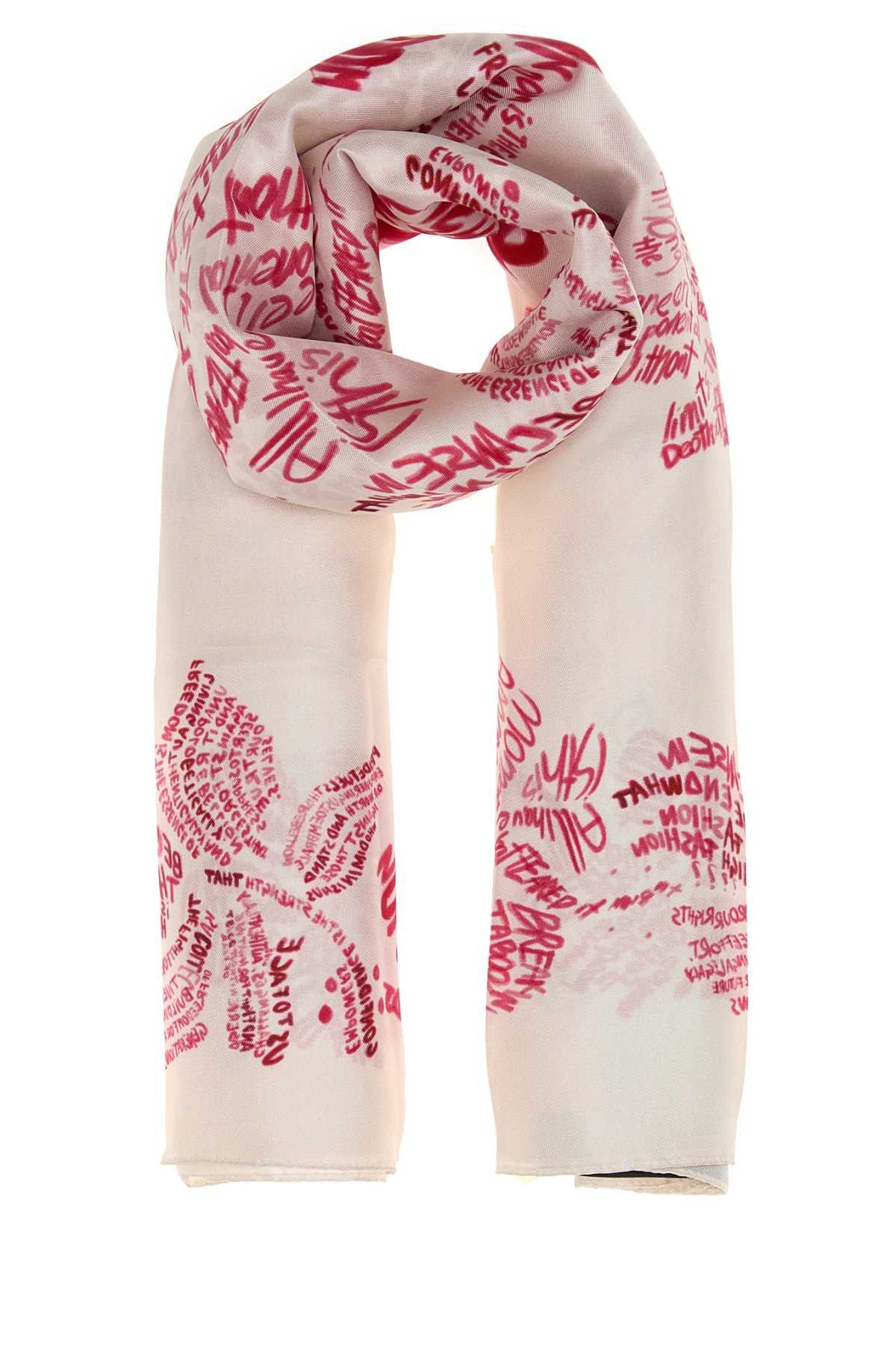 Dsquared2 Printed Silk Foulard Size ONE SIZE - 1 Thumbnail