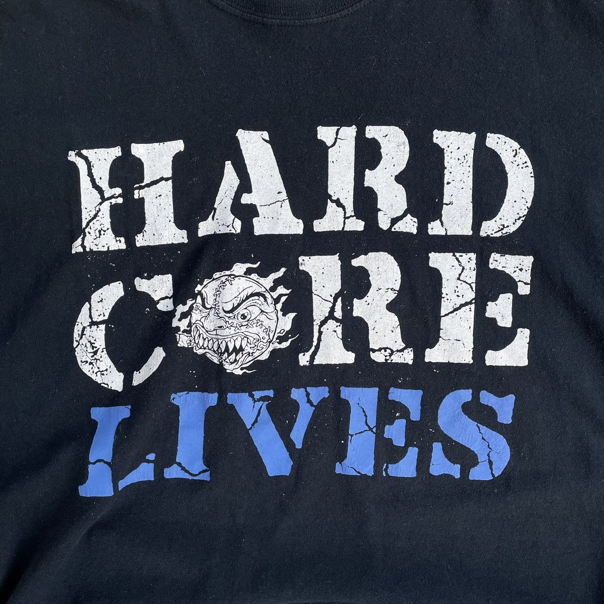 Vintage Vintage T-shirts Hard Core Lives Logo Rugby Sport Joke Y2K Size US XL / EU 56 / 4 - 5 Thumbnail