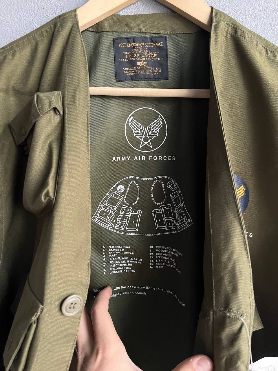 Alpha Industries alpha industries military vest rare Size US XXL / EU 58 / 5 - 10 Thumbnail