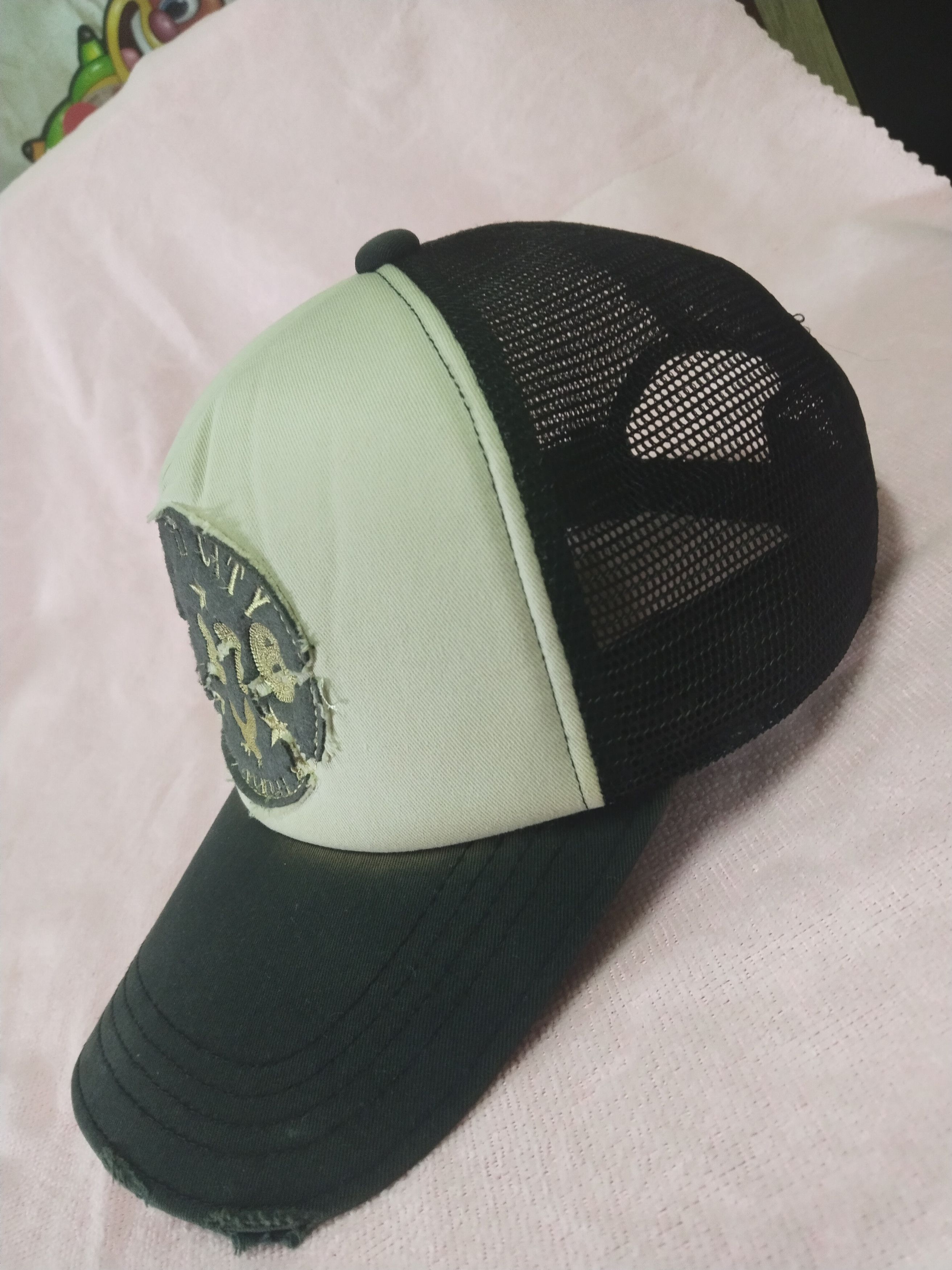 Japanese Brand SUN FADED RAPID CITY 1876 BACK NUMBER TRUCKER HAT Size ONE SIZE - 3 Thumbnail