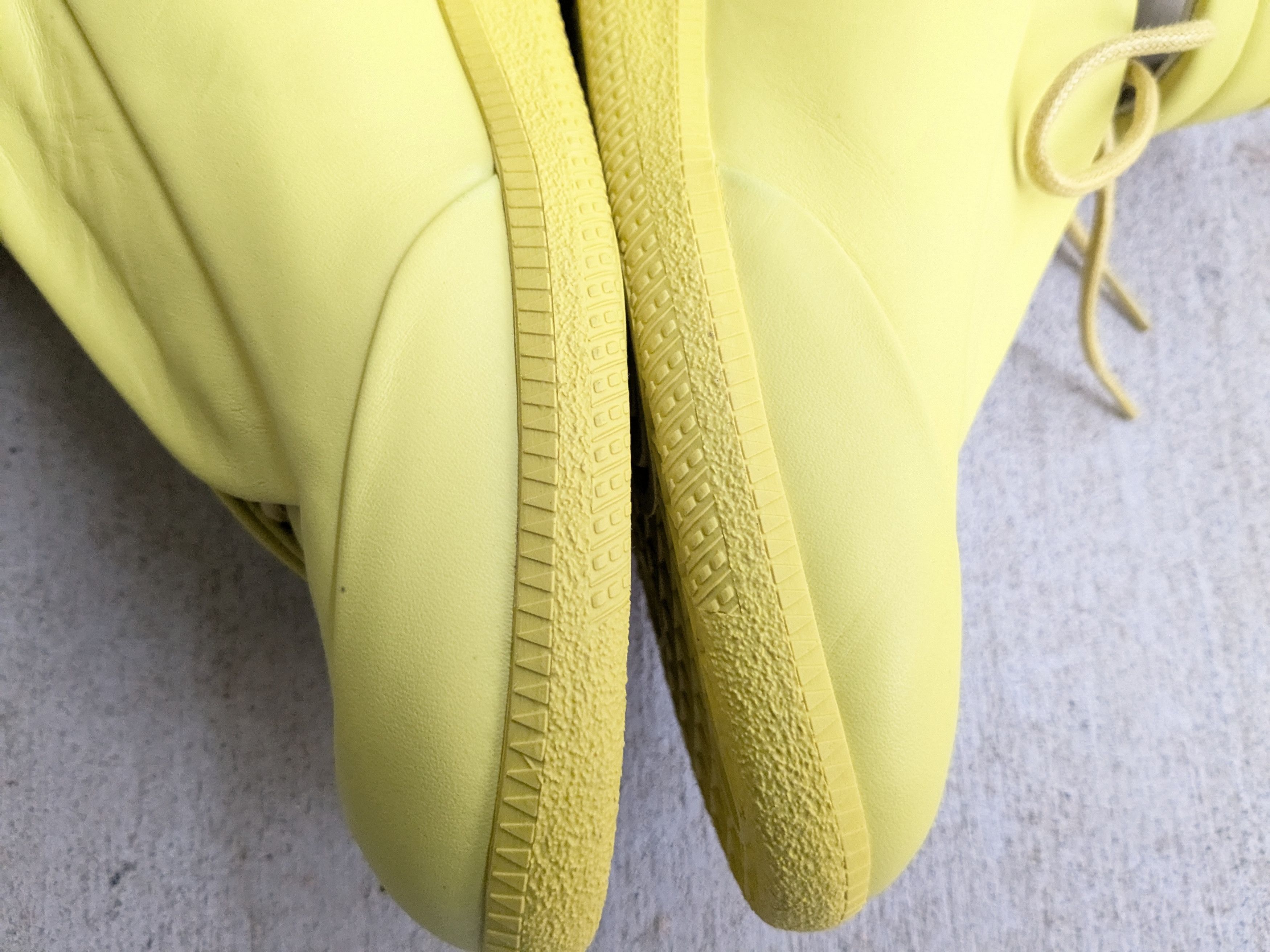 Maison Margiela Maison Margiela Future Neon Yellow 10 43 High Tops Leather Size US 10 / EU 43 - 12 Thumbnail