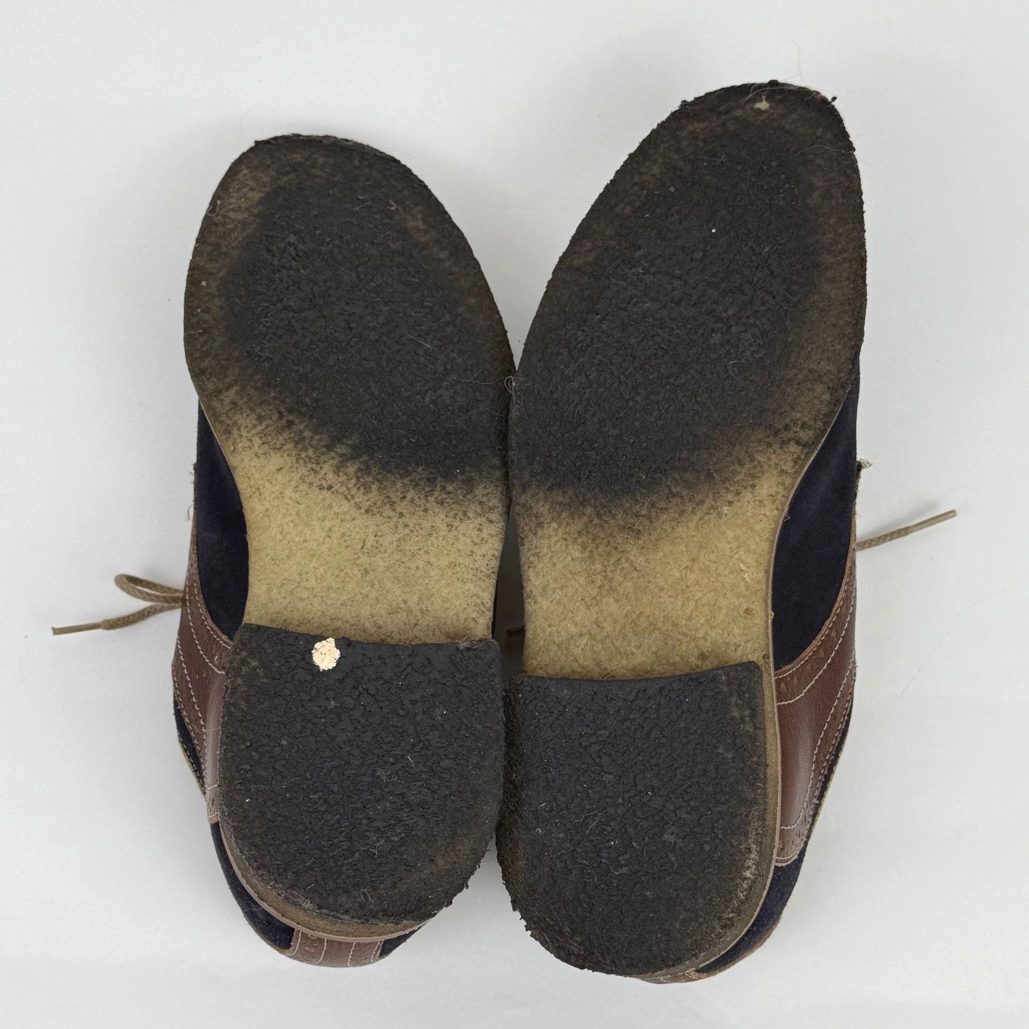 Johnston & Murphy Johnston & Murphy Men's Suede & Leather Saddle Shoes Blue/Br Size US 9.5 / EU 42-43 - 7 Thumbnail