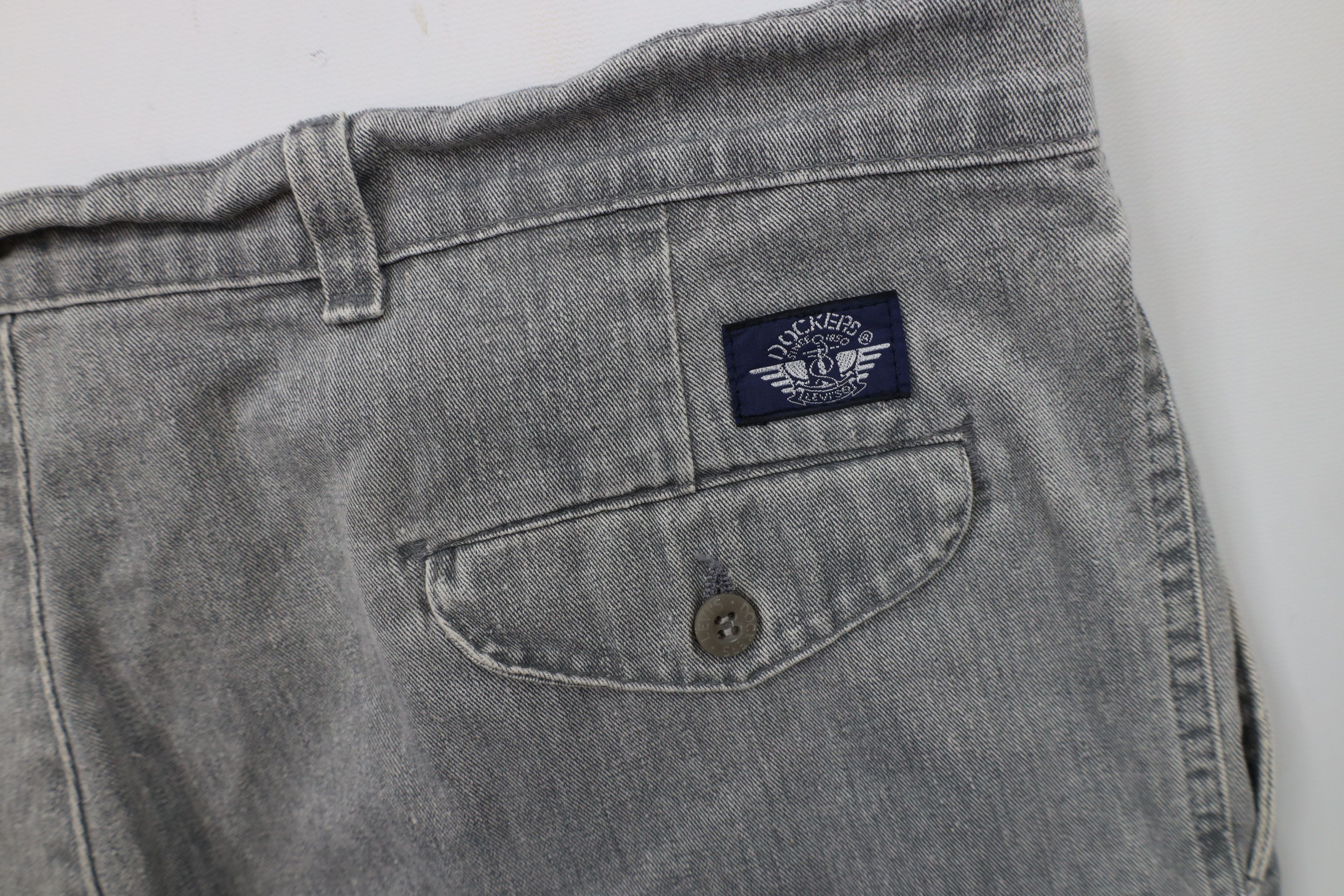 Vintage Vintage 90s Streetwear Baggy Fit Stonewash Jeans Gray USA Size US 38 / EU 54 - 13 Thumbnail