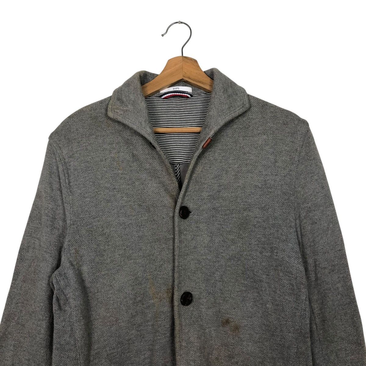 SHIPS 🔥VINTAGE CARDIGAN LIGHT JACKET SHIPS JAPAN ISSEY MIYAKE Size US L / EU 52-54 / 3 - 4 Thumbnail