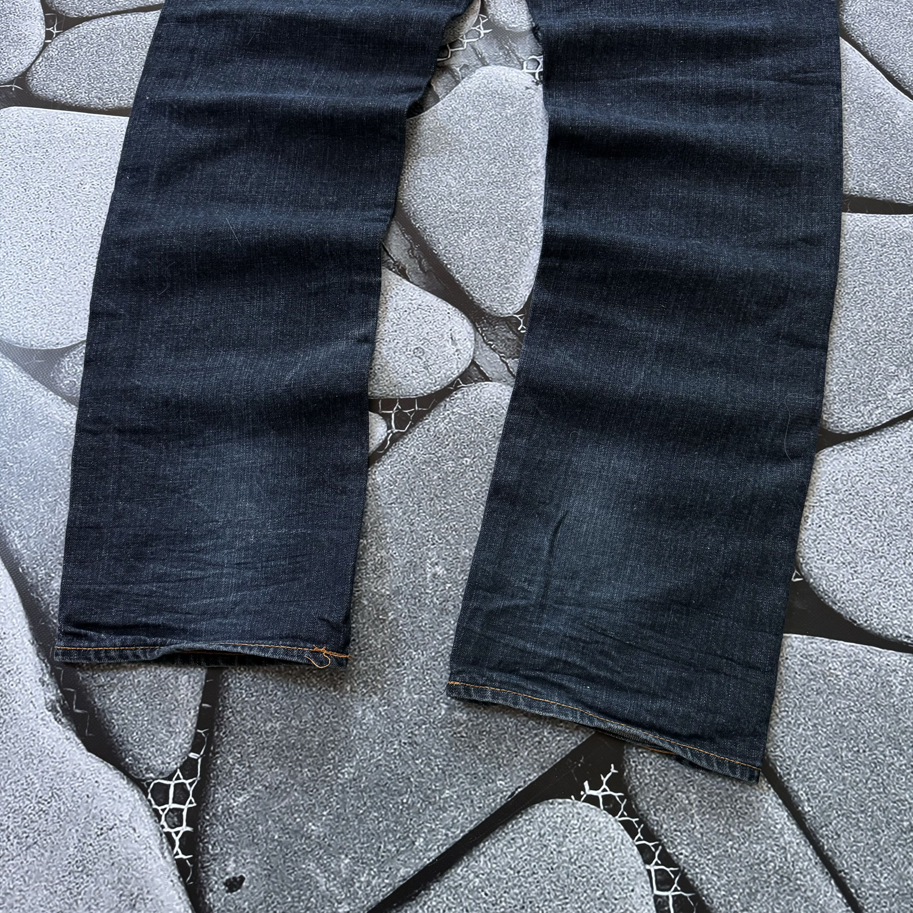 Japanese Brand × RMC Jeans RMC JAPANESE DENIM EMBROIDERED SELVEDGE JEANS DISTRESSED Size US 34 / EU 50 - 11 Thumbnail
