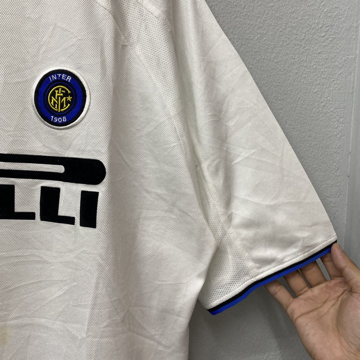 Nike Vintage 99/00 INTER MILAN Fc Firelli Away Kit Nike Jersey Size US L / EU 52-54 / 3 - 4 Thumbnail