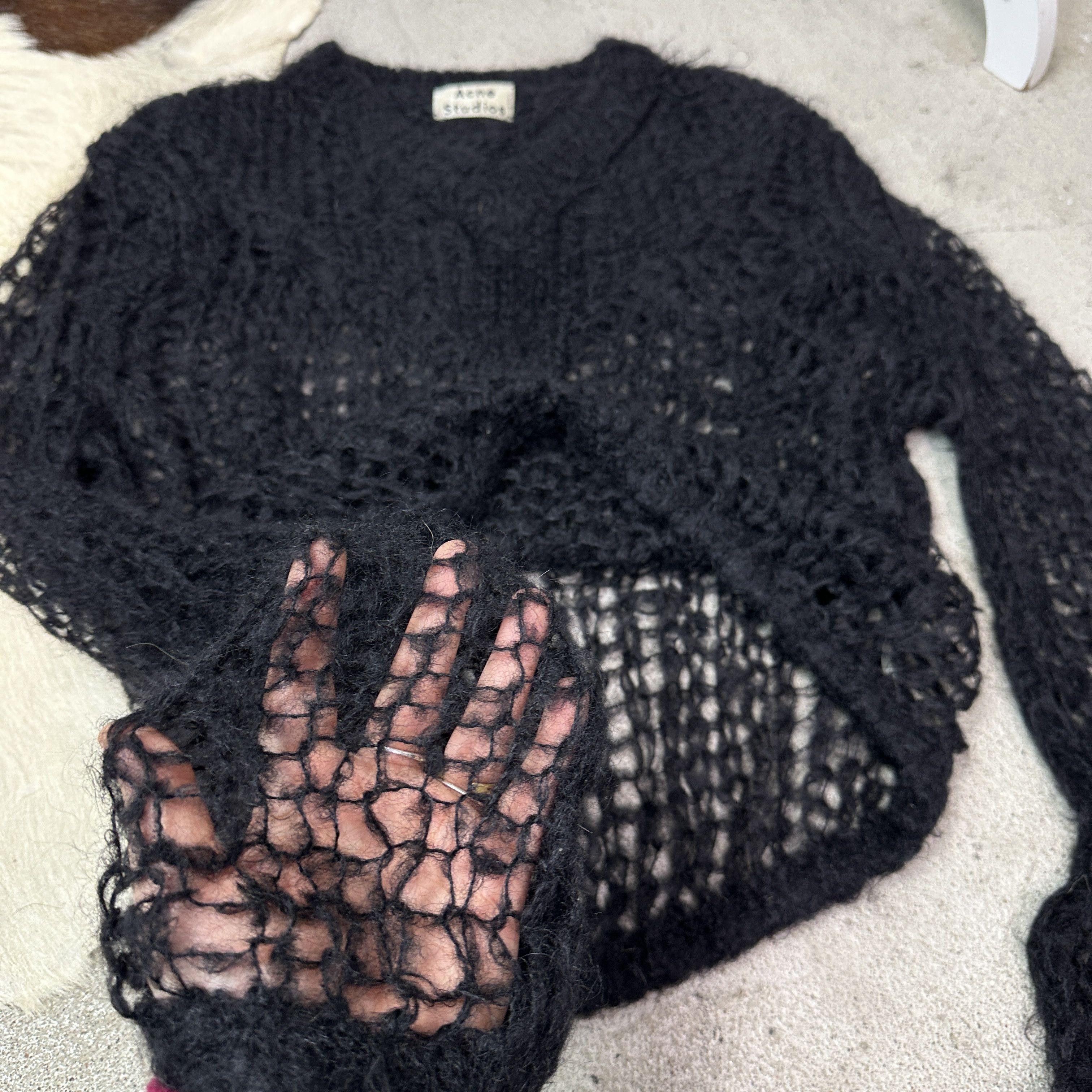 Acne Studios Vintage Acne Studios Mohair Loose Knit Sweater Y2K Size M / US 6-8 / IT 42-44 - 4 Thumbnail